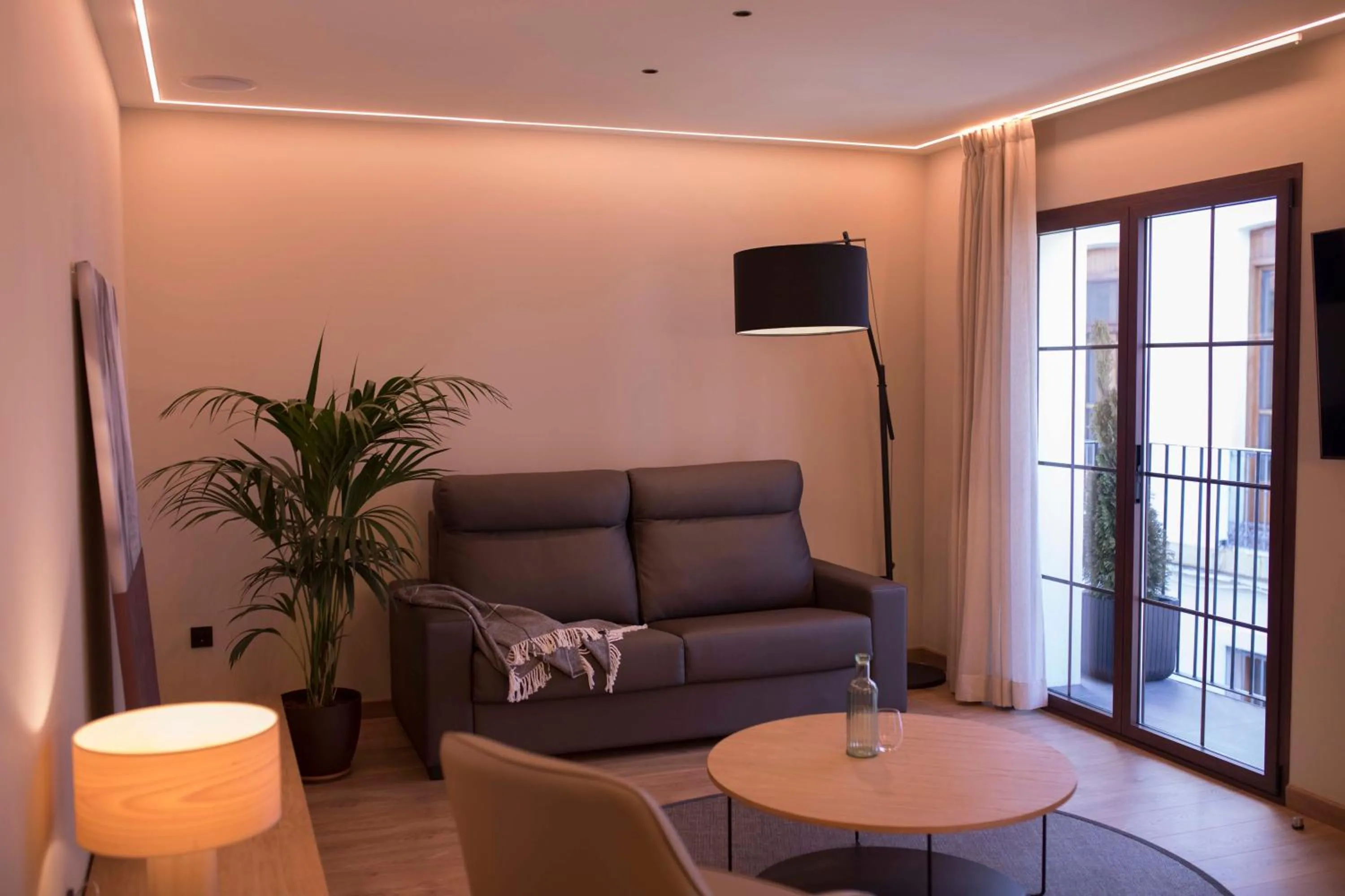 Living room in Vallivana Suites