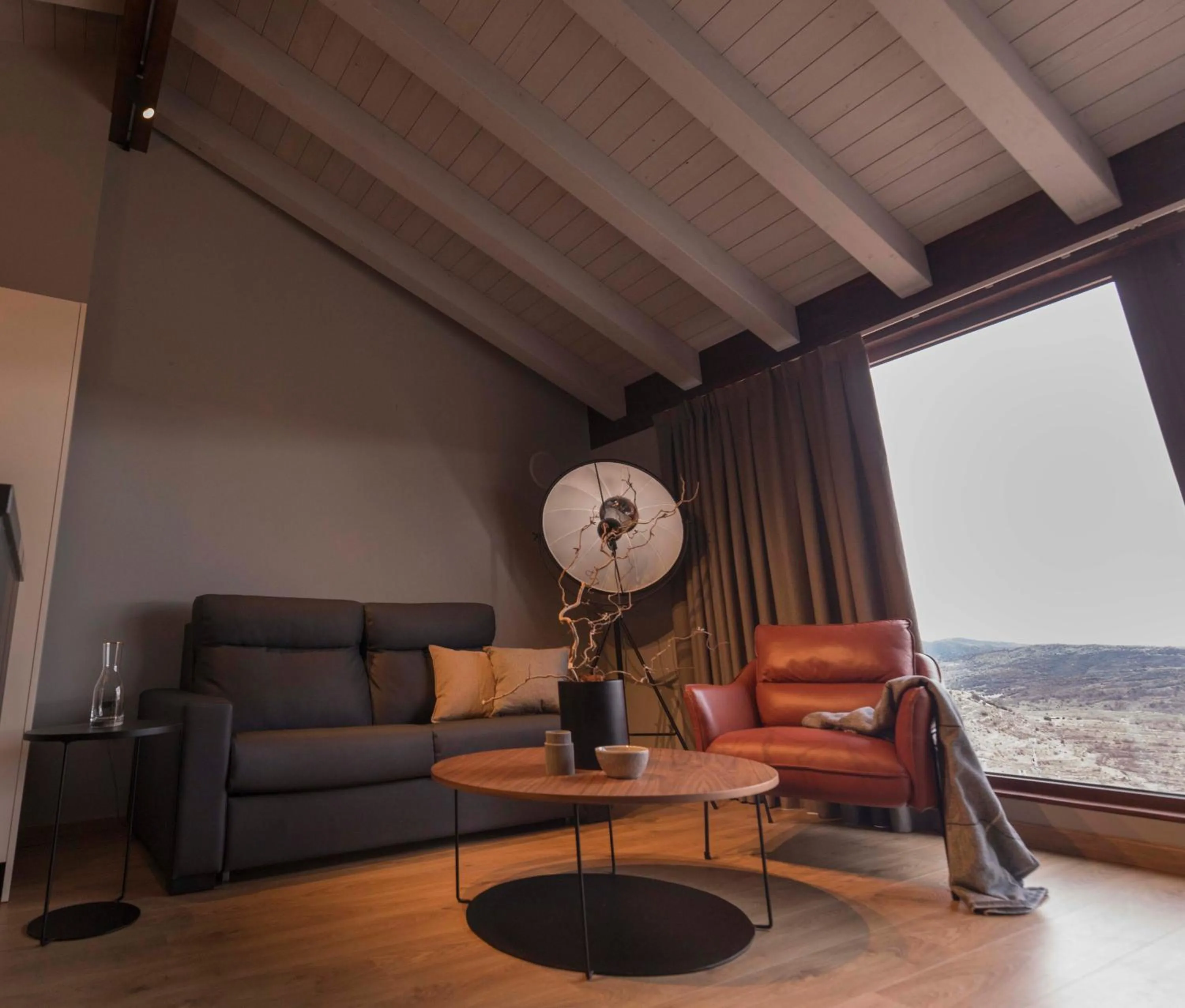 Seating area in Vallivana Suites