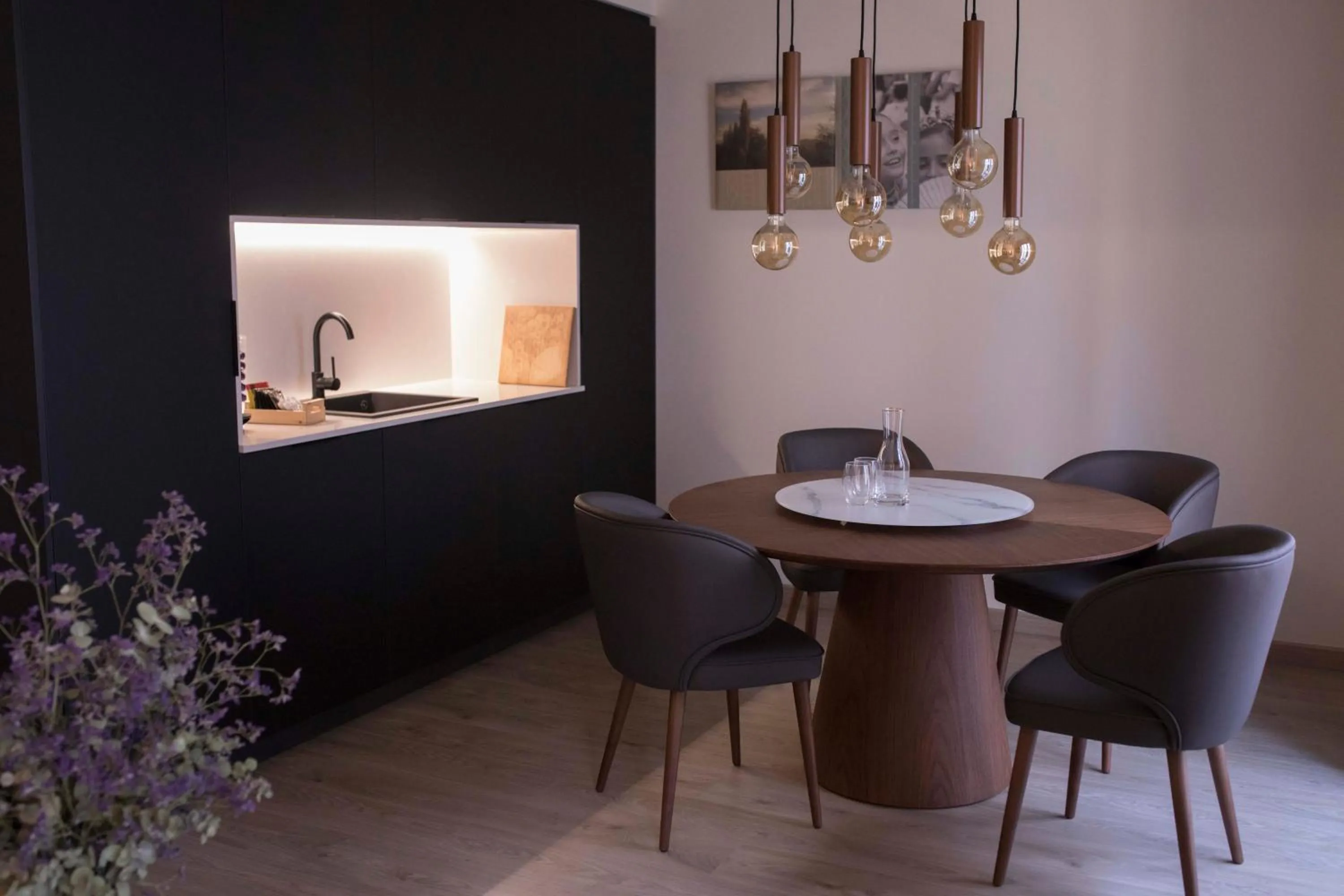 Dining area in Vallivana Suites