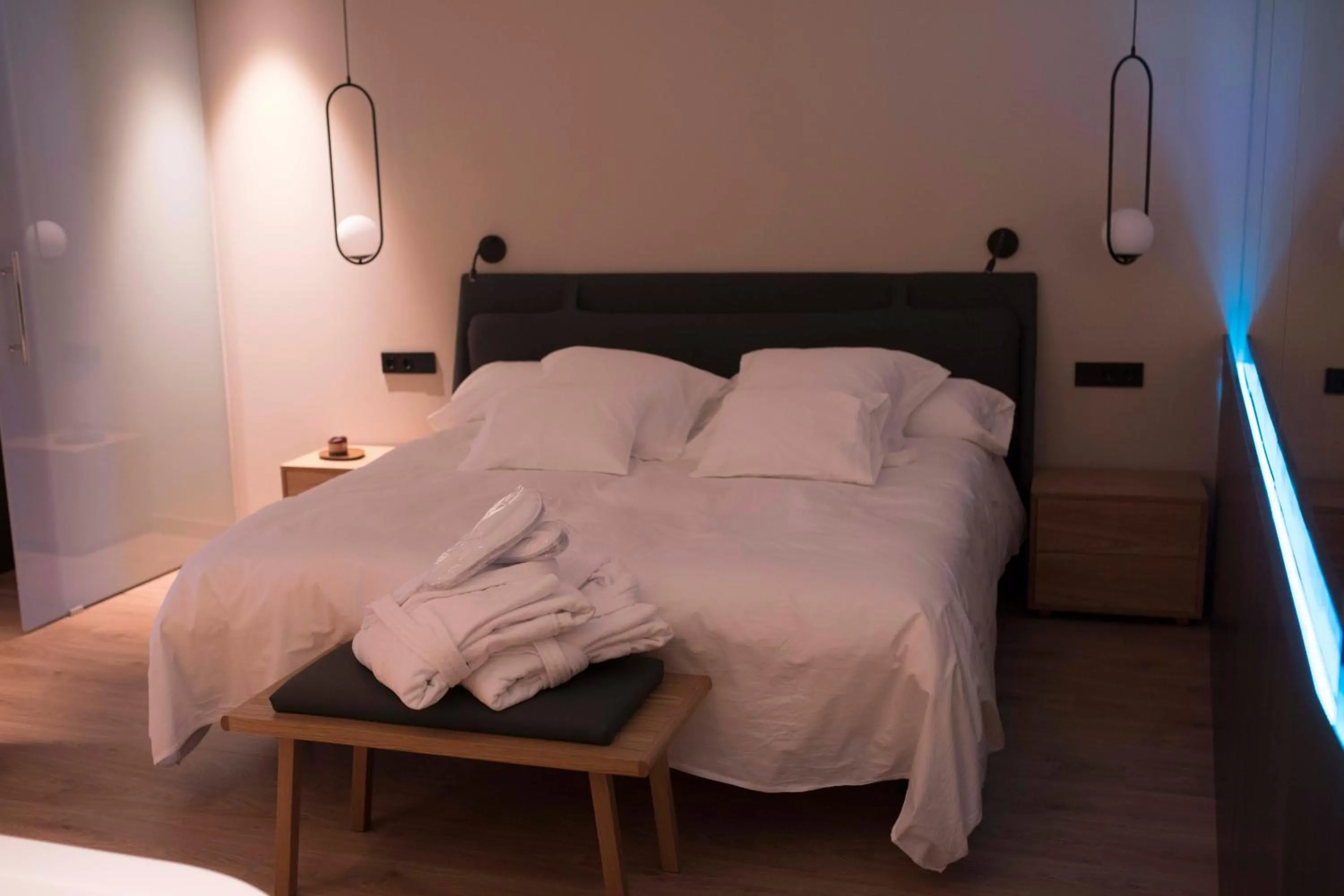 Bed in Vallivana Suites