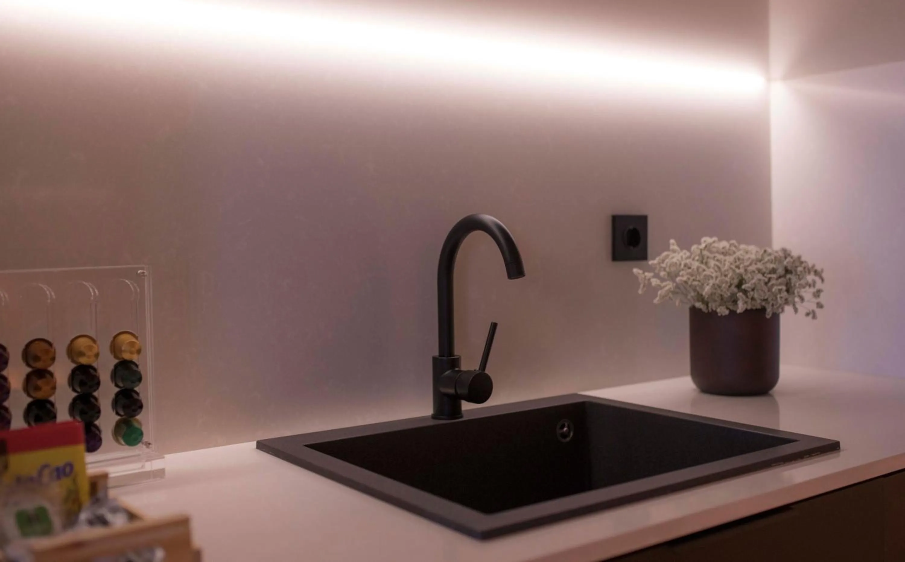 Kitchen or kitchenette in Vallivana Suites