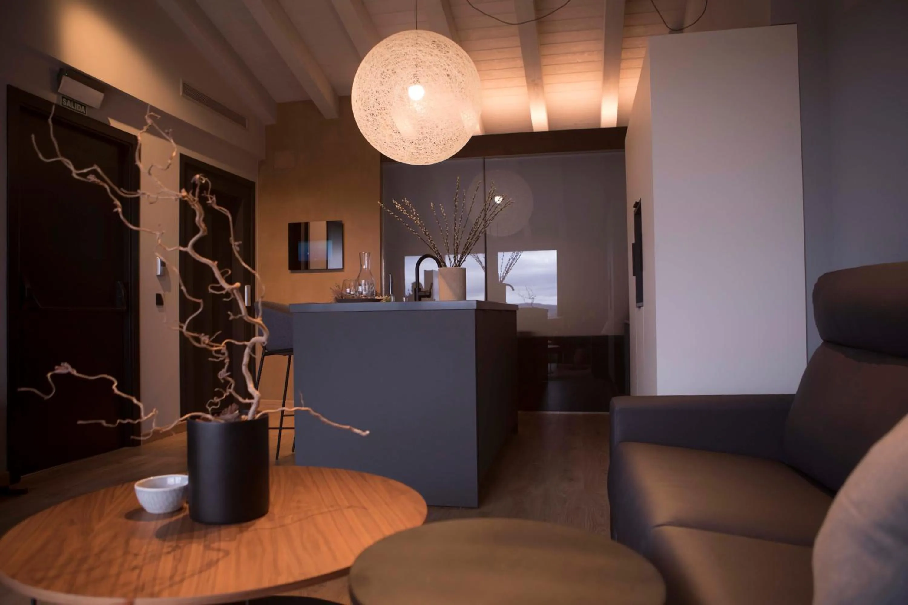 Kitchen or kitchenette in Vallivana Suites