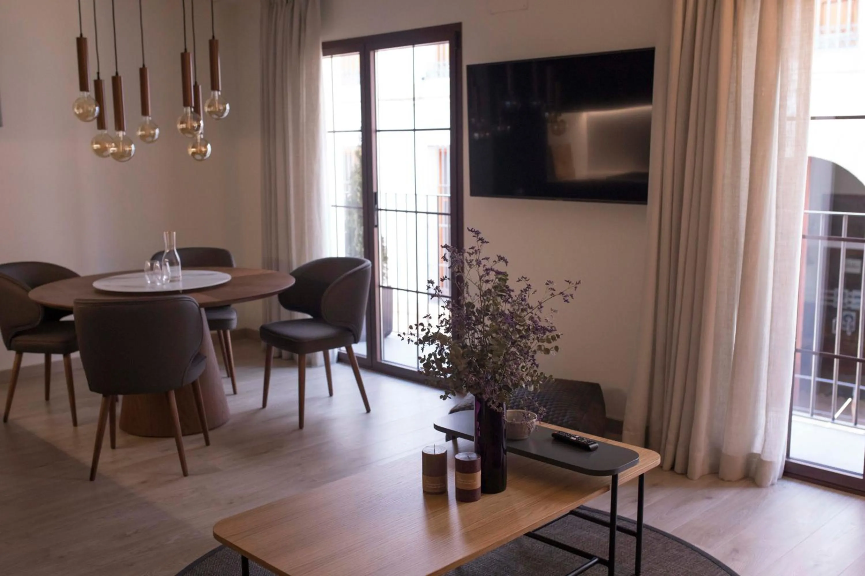 Dining area in Vallivana Suites