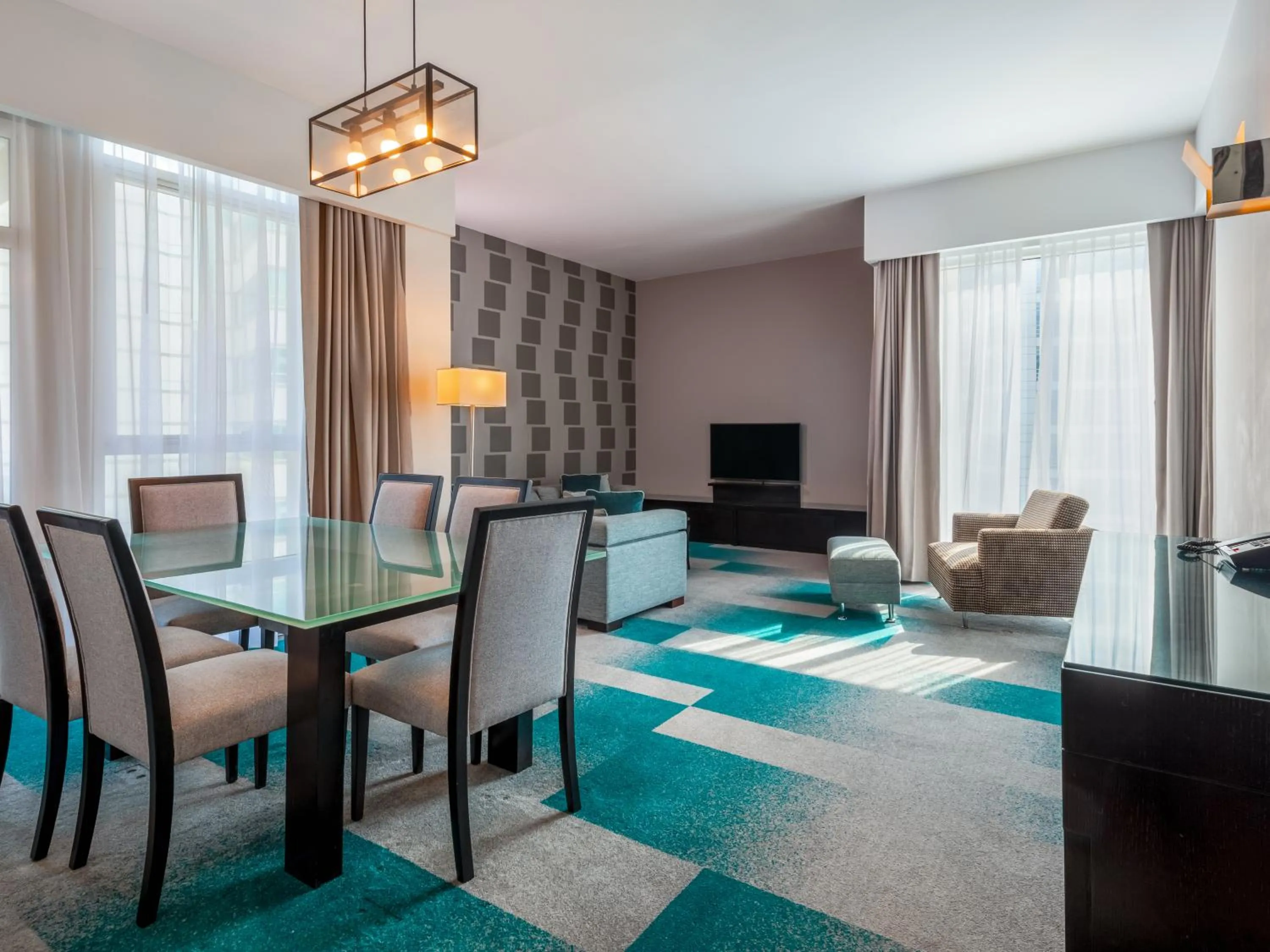 TV and multimedia in Flora Creek Deluxe Hotel Apartments, Dubai