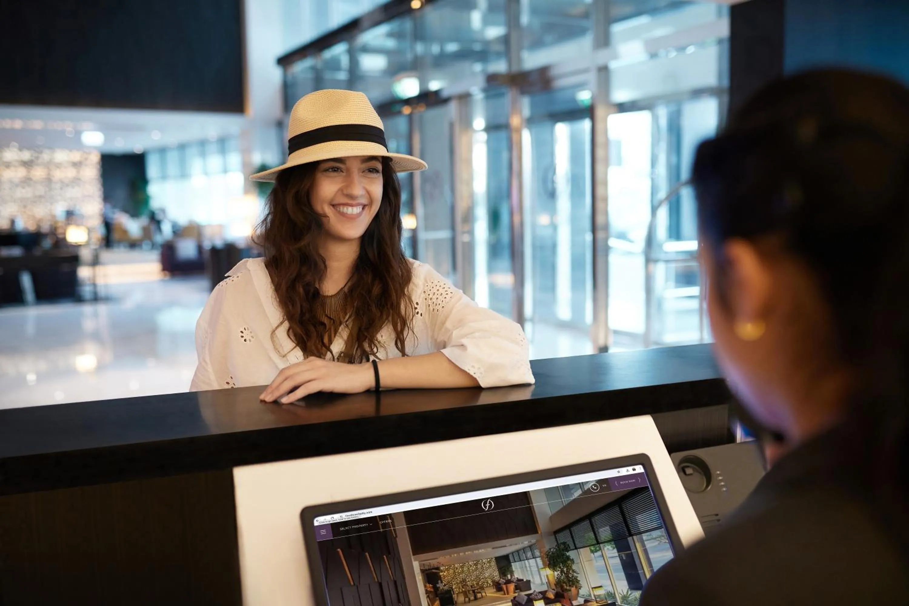 Lobby or reception in Flora Creek Deluxe Hotel Apartments, Dubai