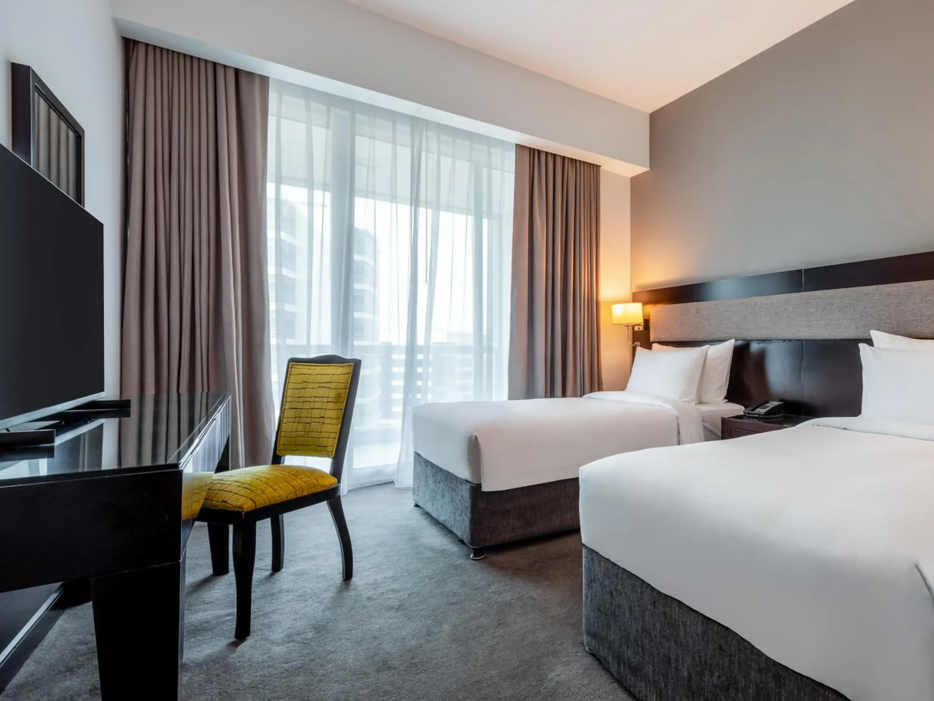 Bed in Flora Creek Deluxe Hotel Apartments, Dubai Bed in Flora Creek Deluxe Hotel Apartments, Dubai