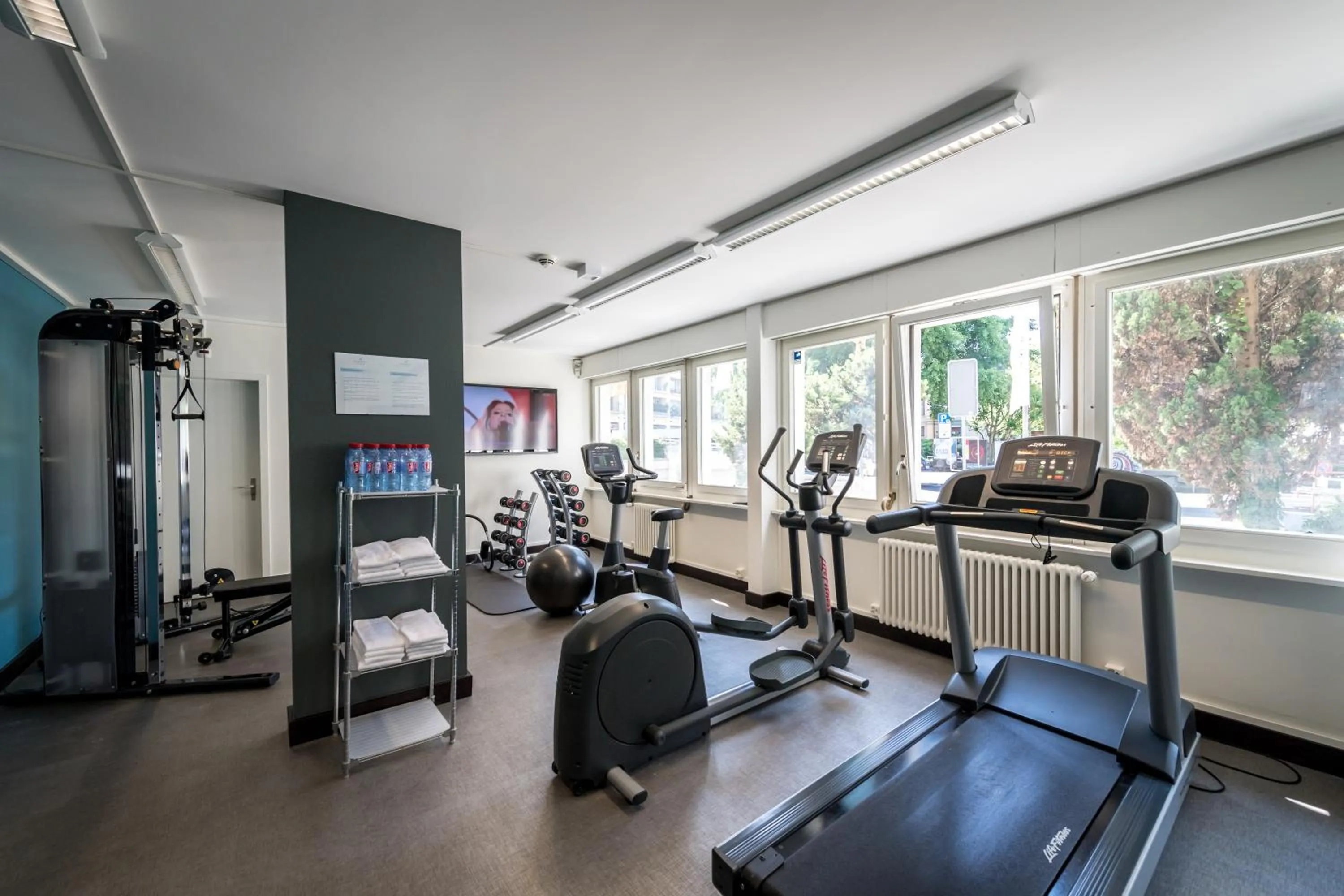 Fitness centre/facilities in Hotel Mona
