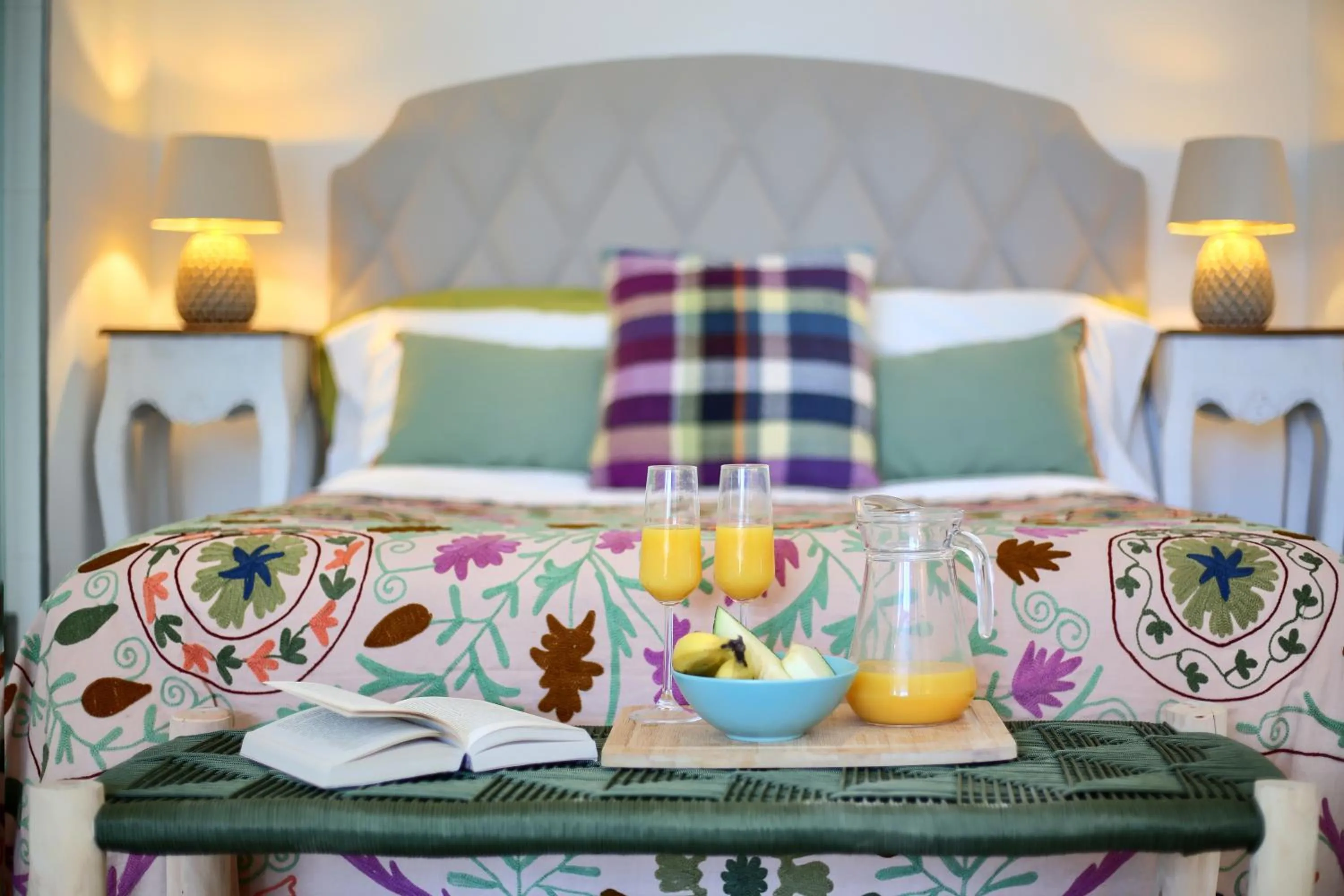 Decorative detail, Bed in 4rooms Fuerteventura
