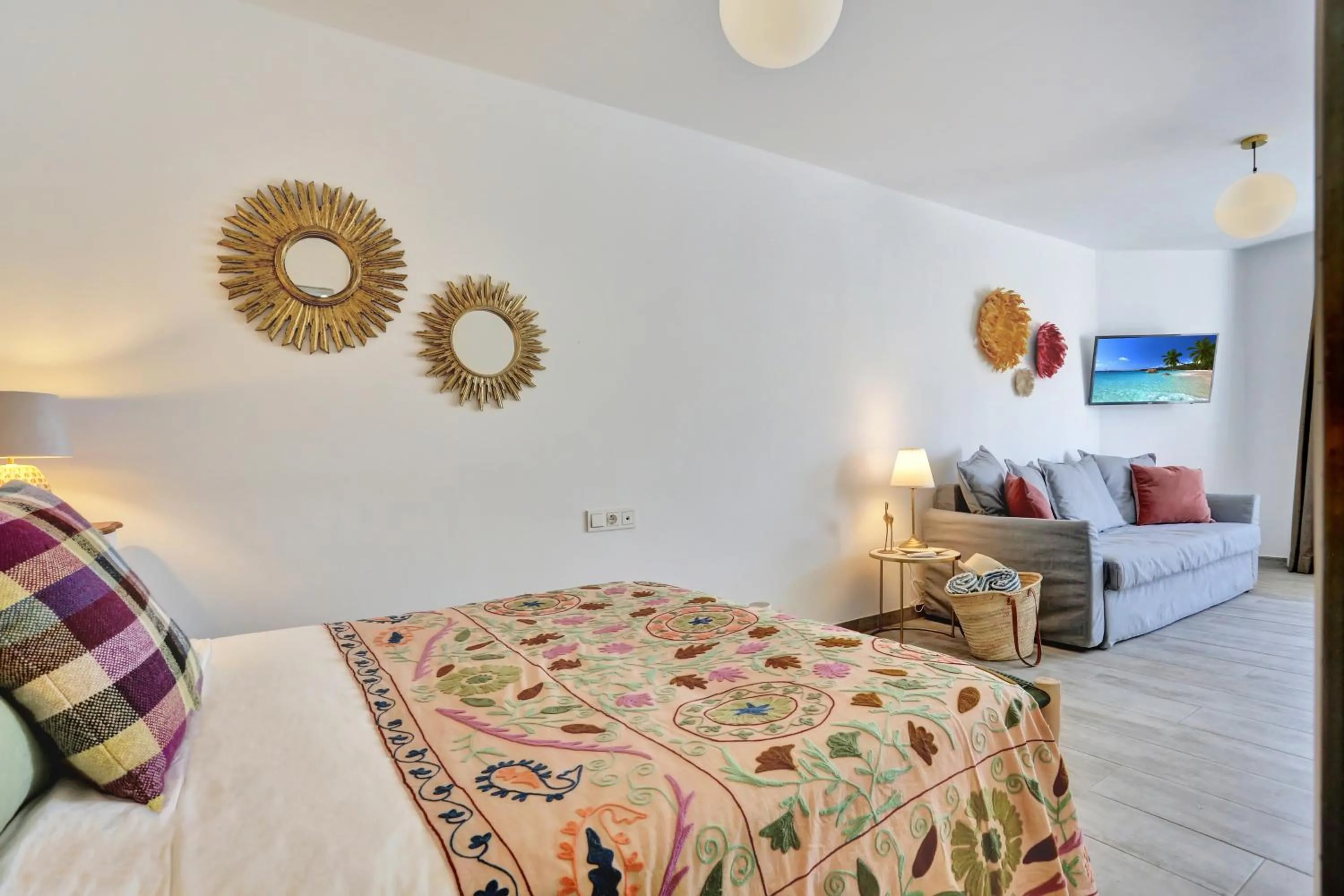 Decorative detail, Bed in 4rooms Fuerteventura