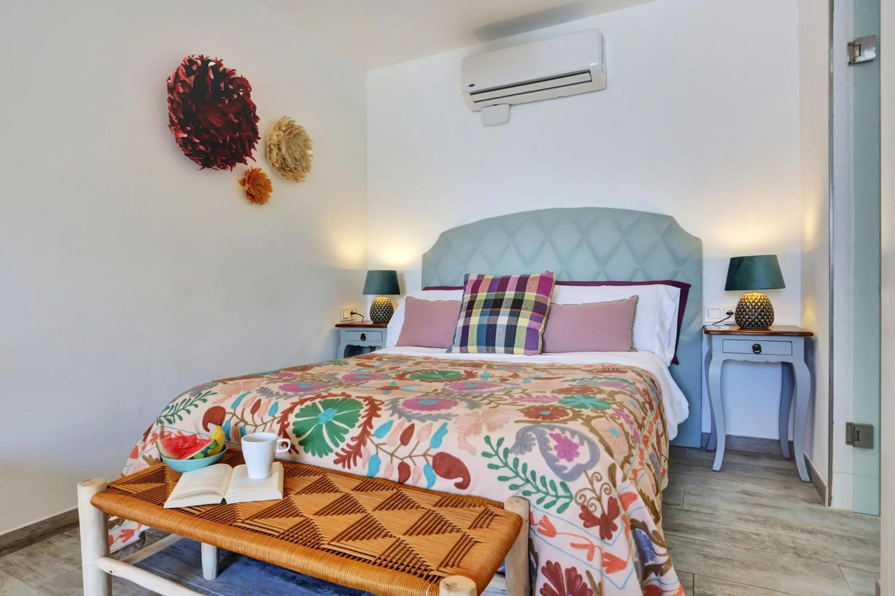 Decorative detail, Bed in 4rooms Fuerteventura