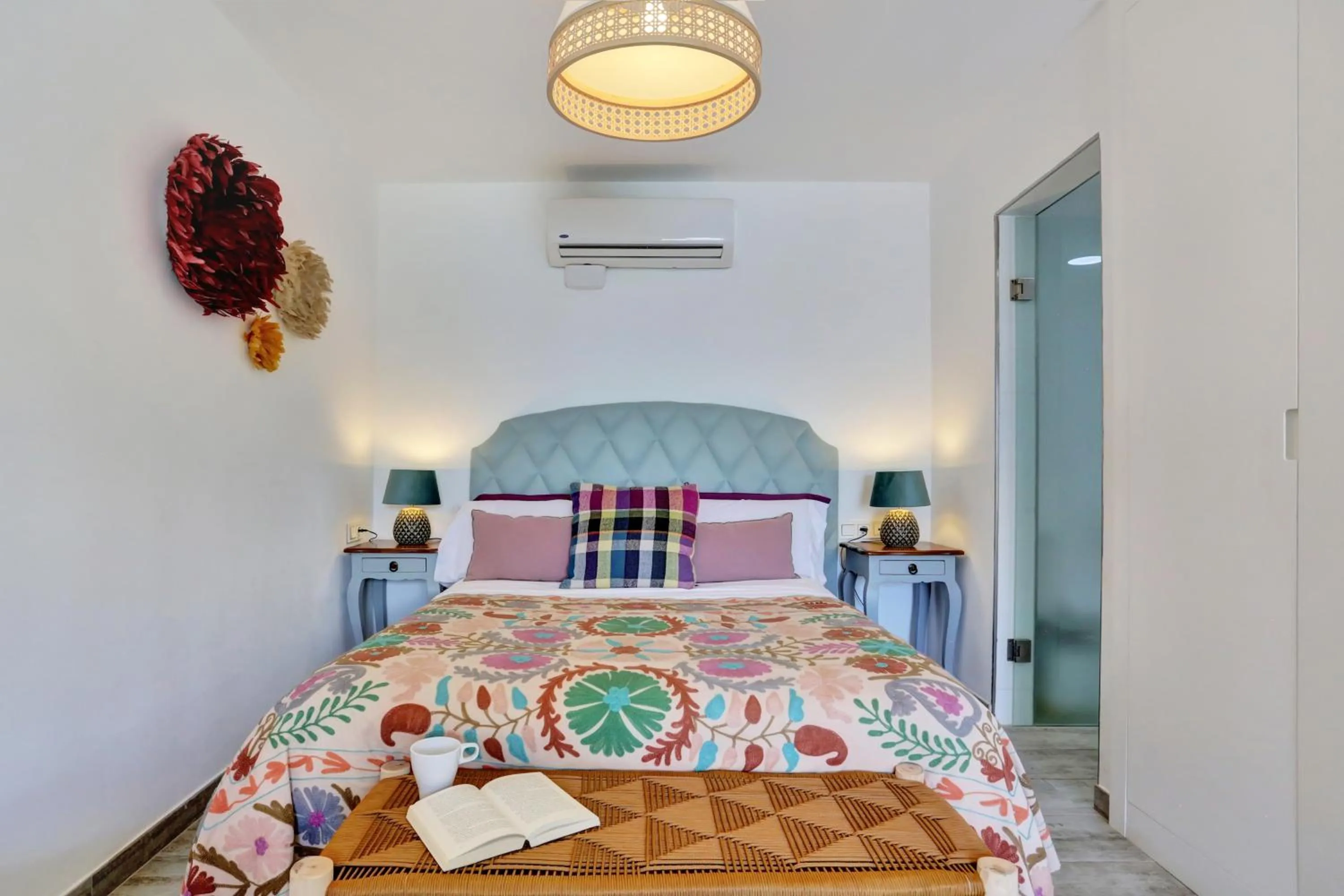 Decorative detail, Bed in 4rooms Fuerteventura