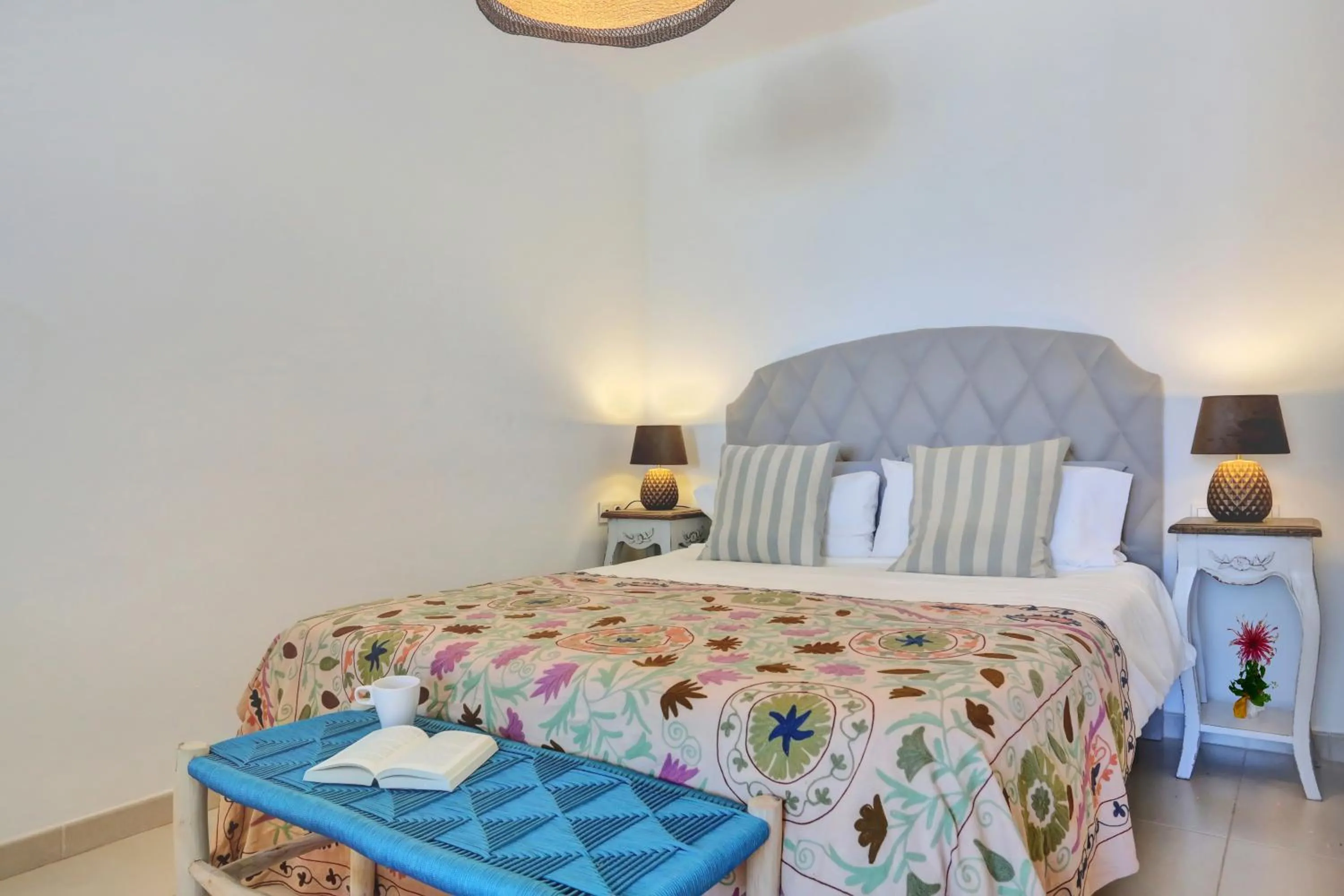 Decorative detail, Bed in 4rooms Fuerteventura