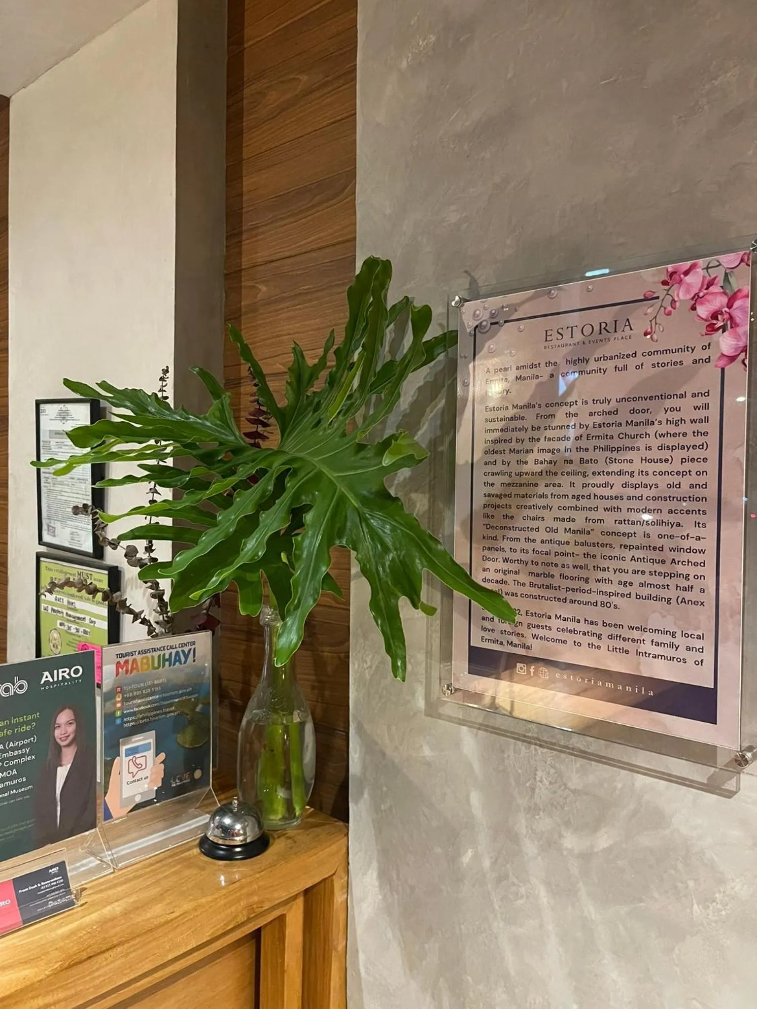 Lobby or reception in Anex Hotel near US Embassy