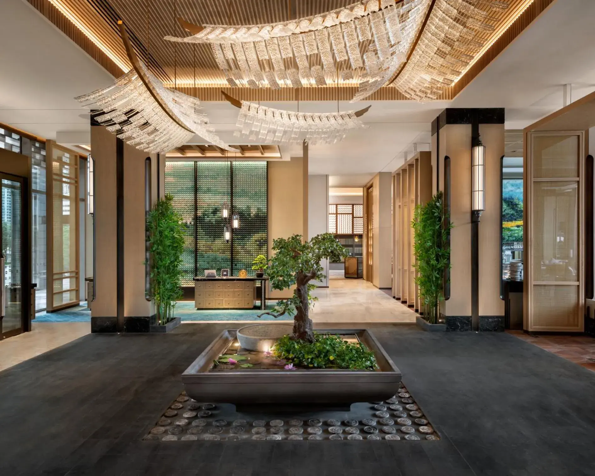 Lobby or reception in Shangri-La Putian Onsen Resort Hotel Lobby or reception in Shangri-La Putian Onsen Resort Hotel