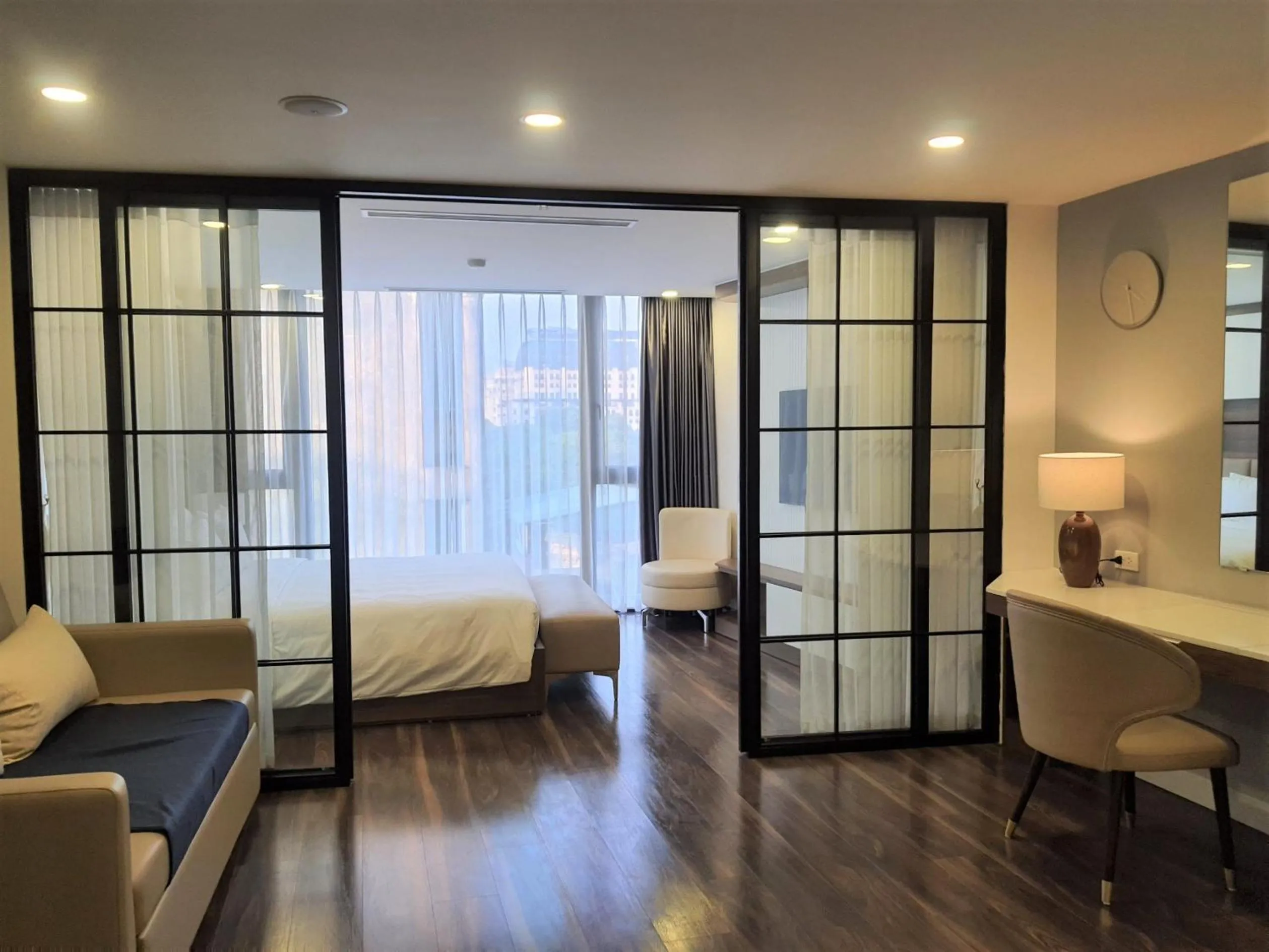 Bed in LIVIE Hanoi Ham Long