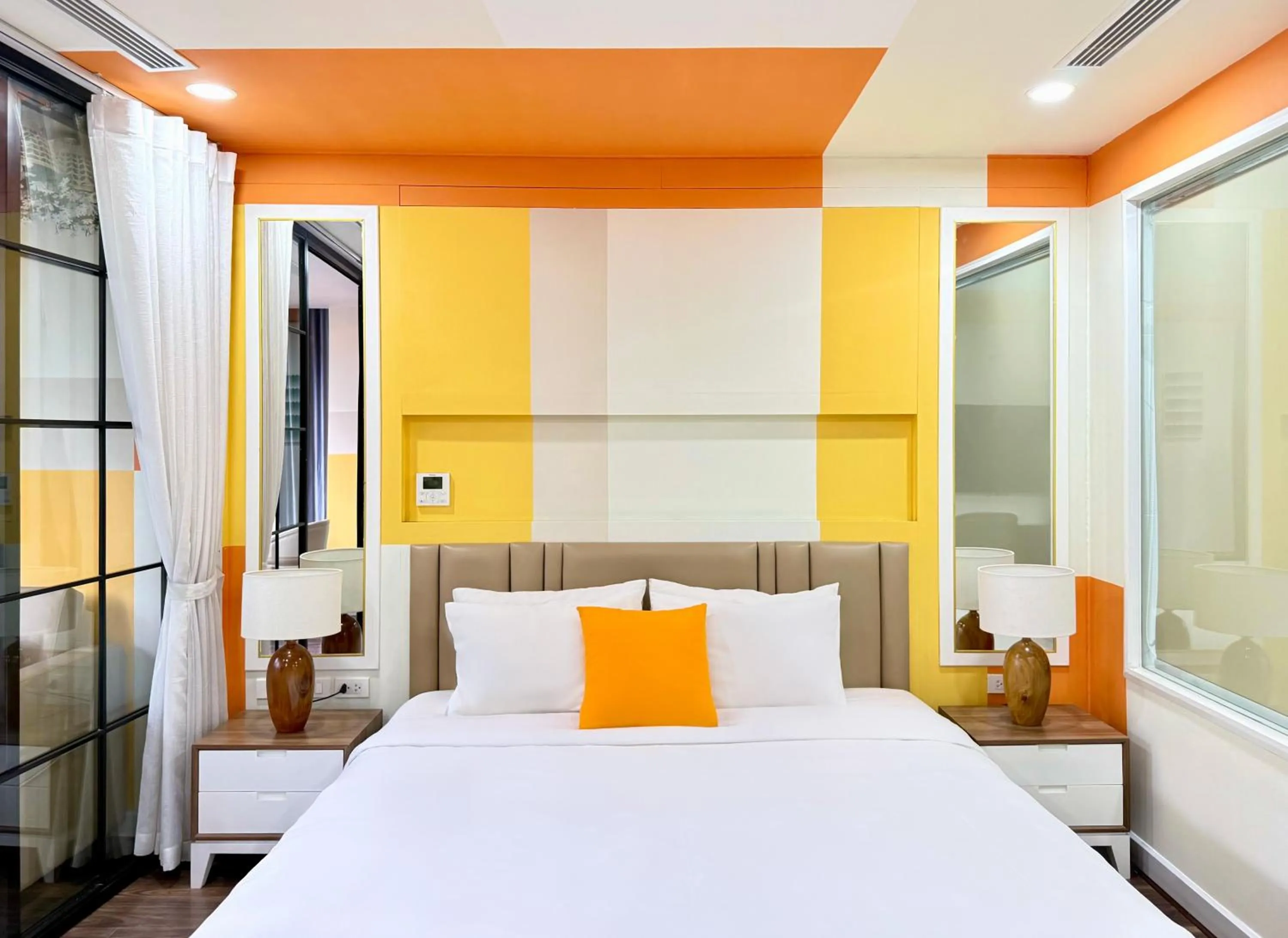 Bed in LIVIE Hanoi Ham Long