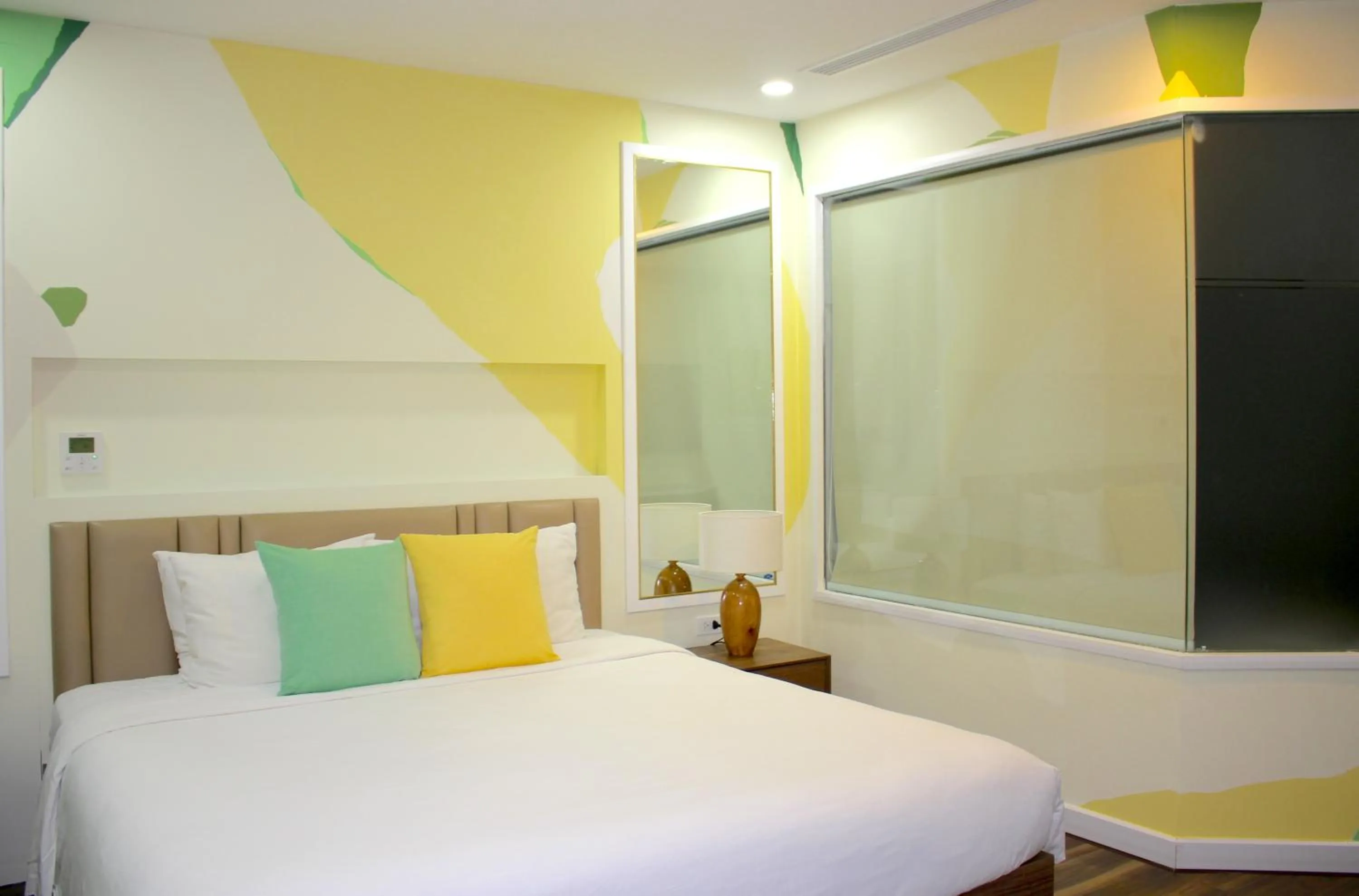 Bed in LIVIE Hanoi Ham Long