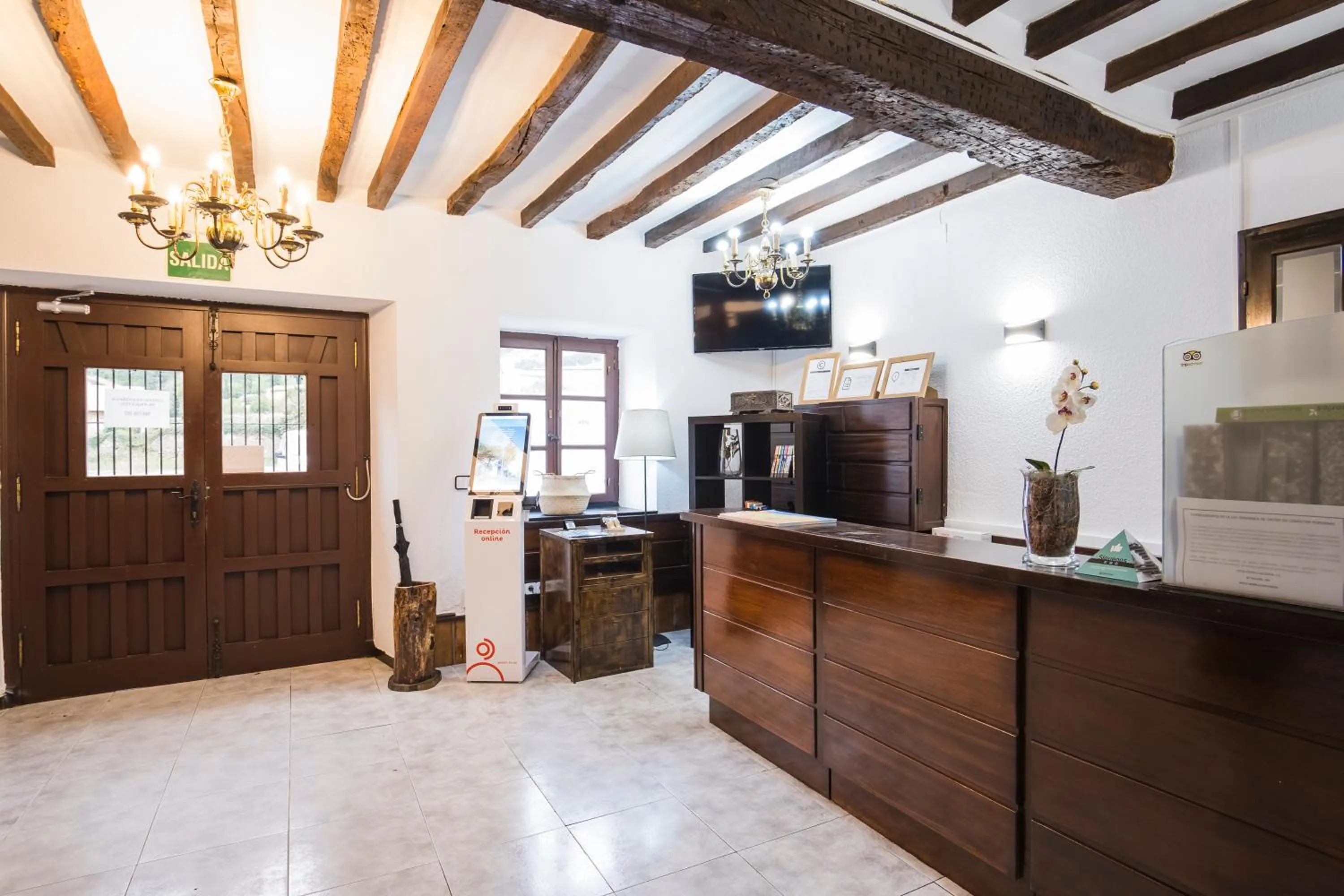 Lobby or reception in Hotel Alda Puerto Calderón