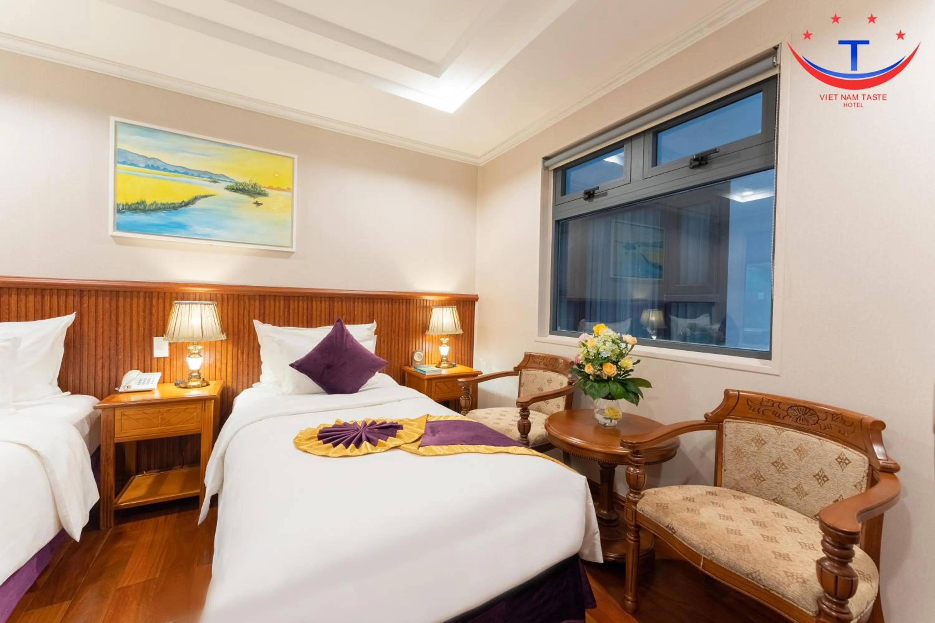Bed in Vietnam Taste Hotel Quy Nhon - Beachfront