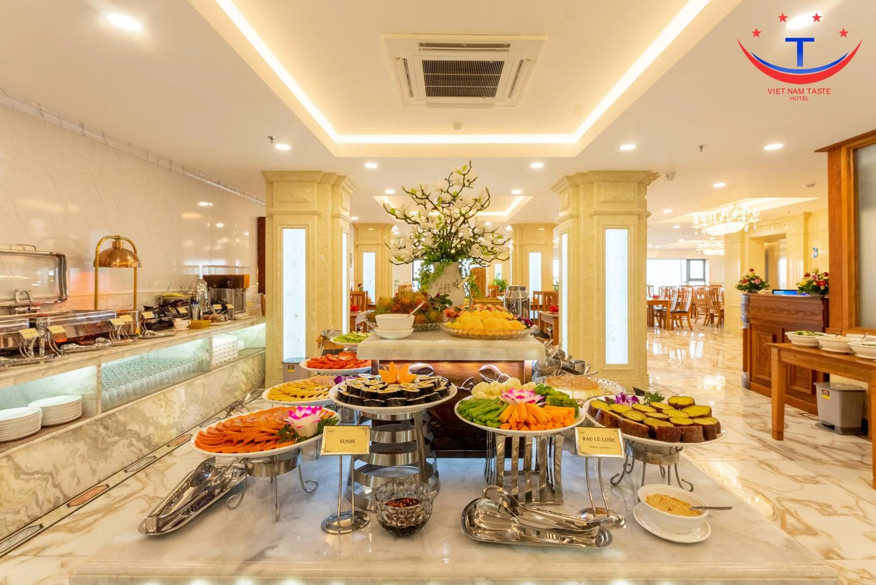 Buffet breakfast in Vietnam Taste Hotel Quy Nhon - Beachfront