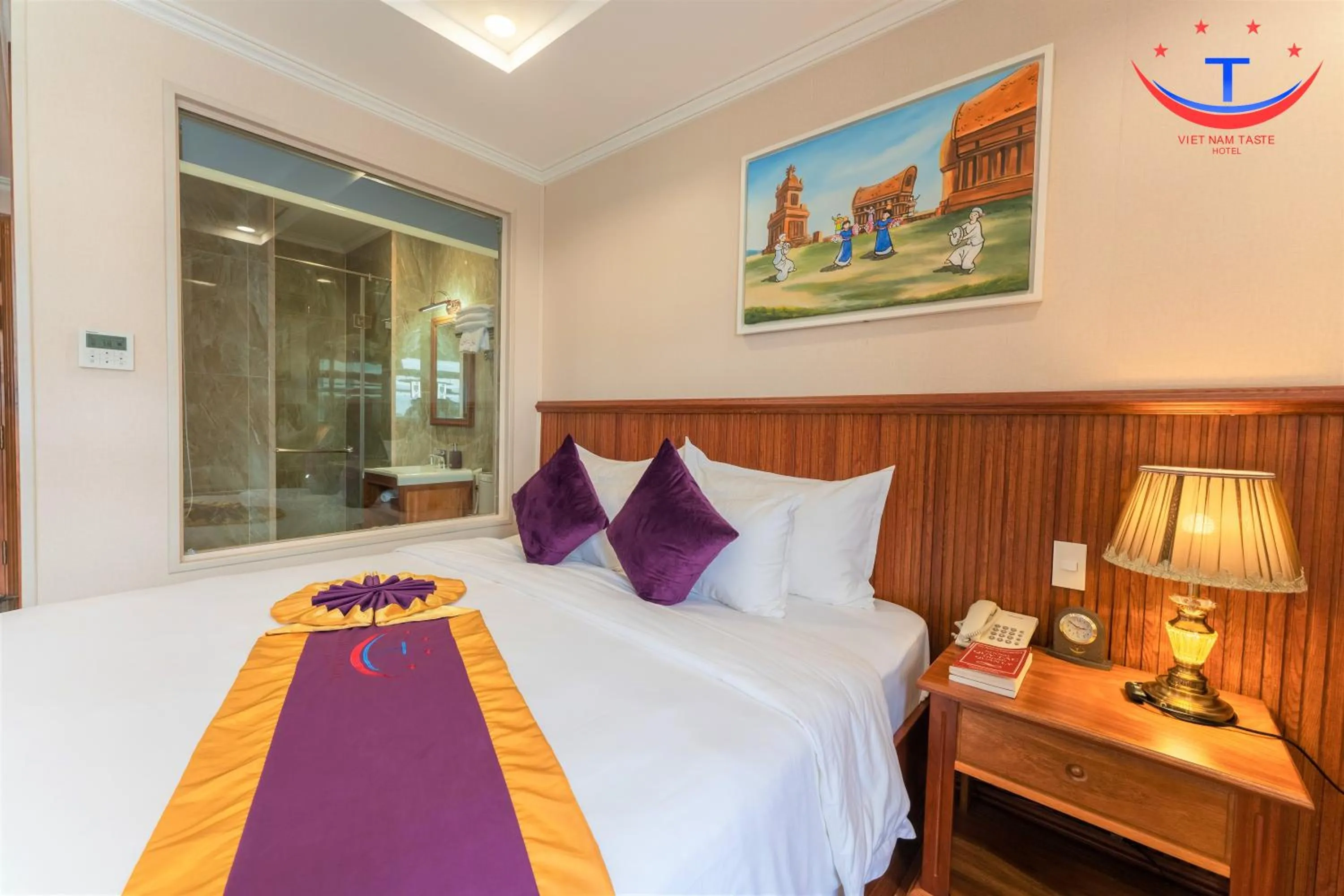 Bed in Vietnam Taste Hotel Quy Nhon - Beachfront