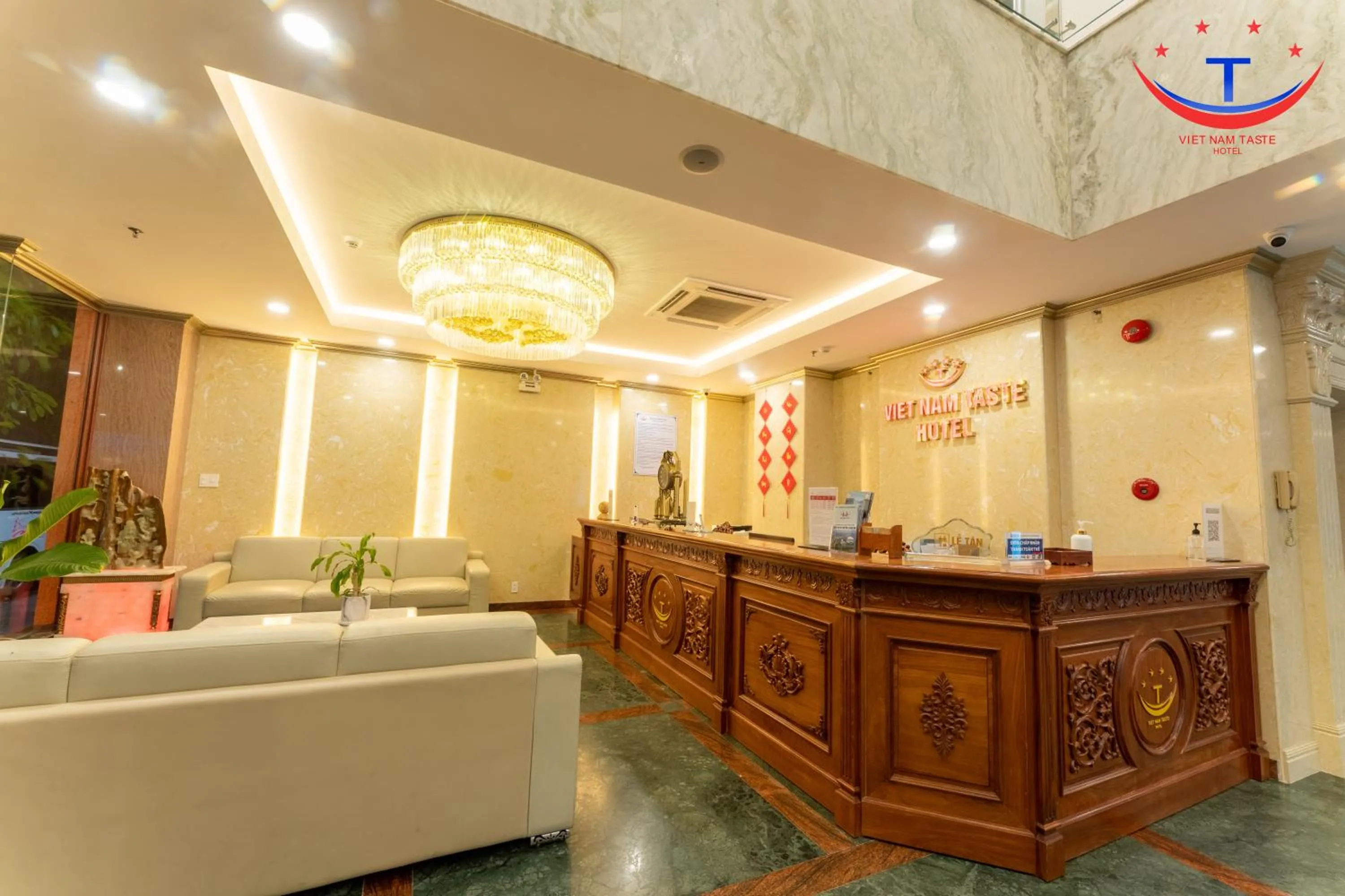 Lobby or reception in Vietnam Taste Hotel Quy Nhon - Beachfront