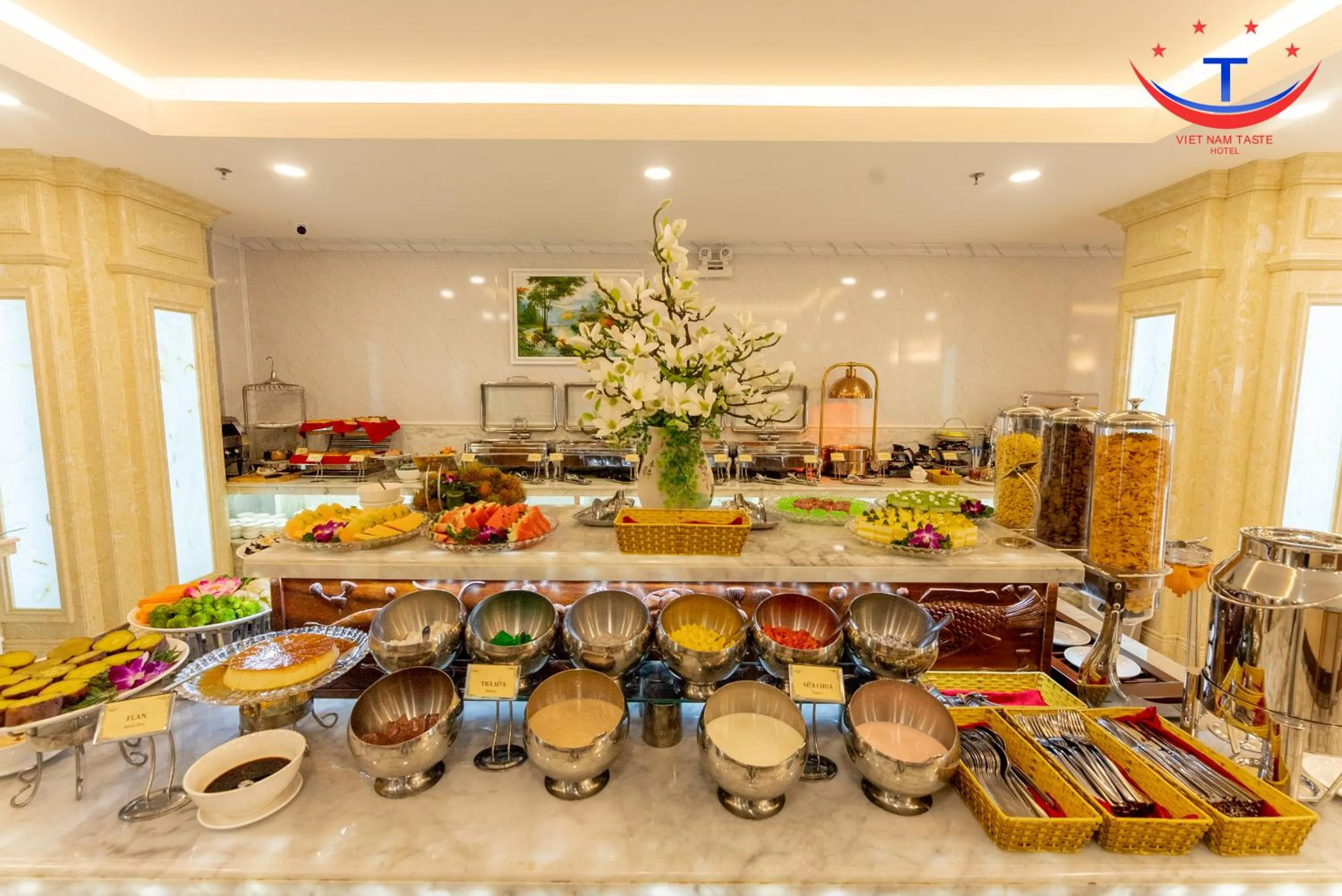 Buffet breakfast in Vietnam Taste Hotel Quy Nhon - Beachfront