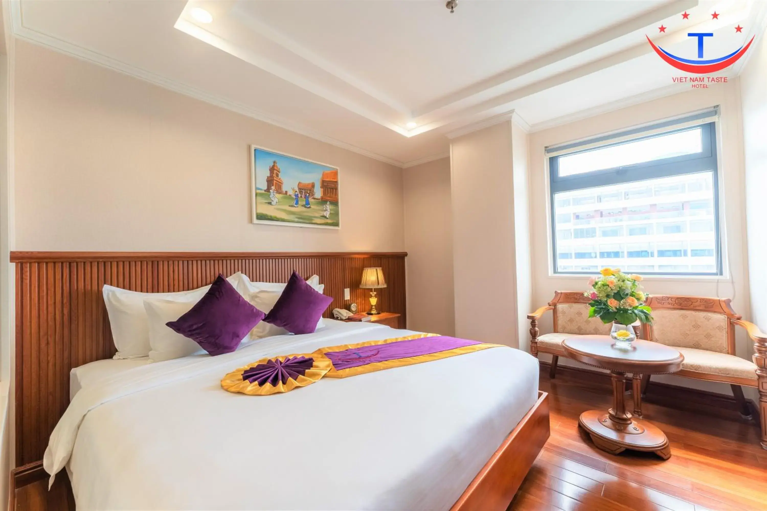 Superior Double Room with City View in Vietnam Taste Hotel Quy Nhon - Beachfront Superior Double Room with City View in Vietnam Taste Hotel Quy Nhon - Beachfront