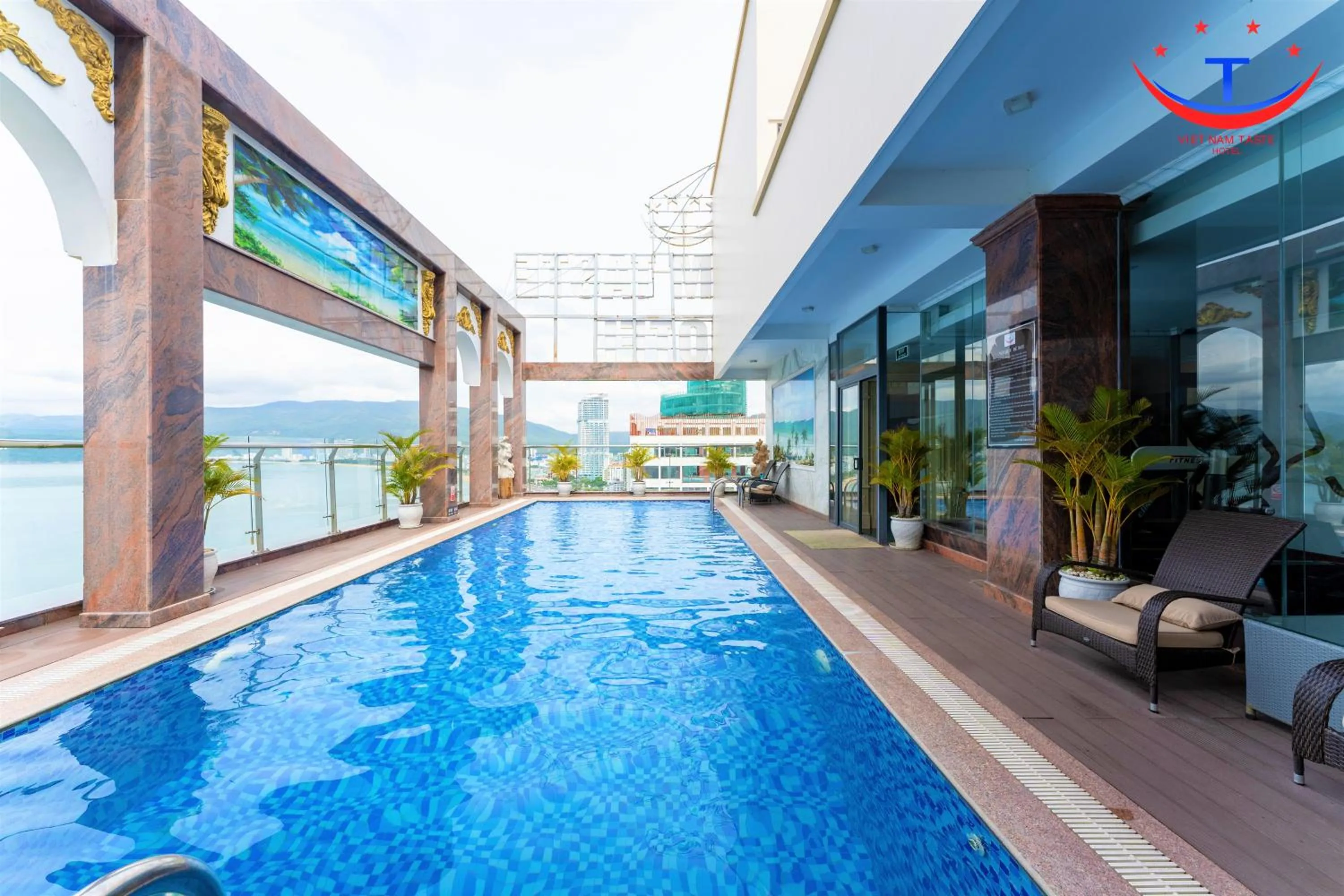 Swimming pool in Vietnam Taste Hotel Quy Nhon - Beachfront