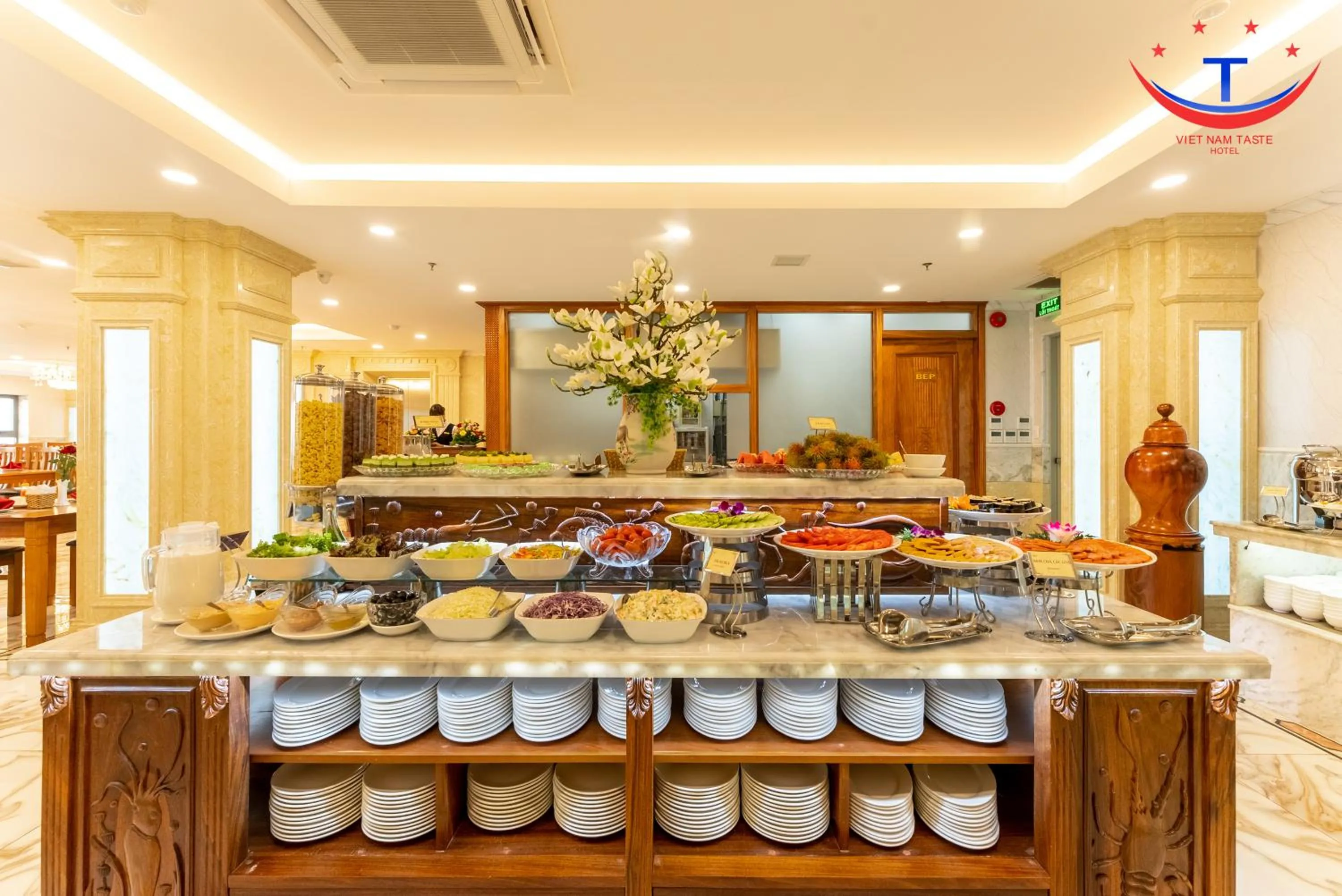 Buffet breakfast in Vietnam Taste Hotel Quy Nhon - Beachfront