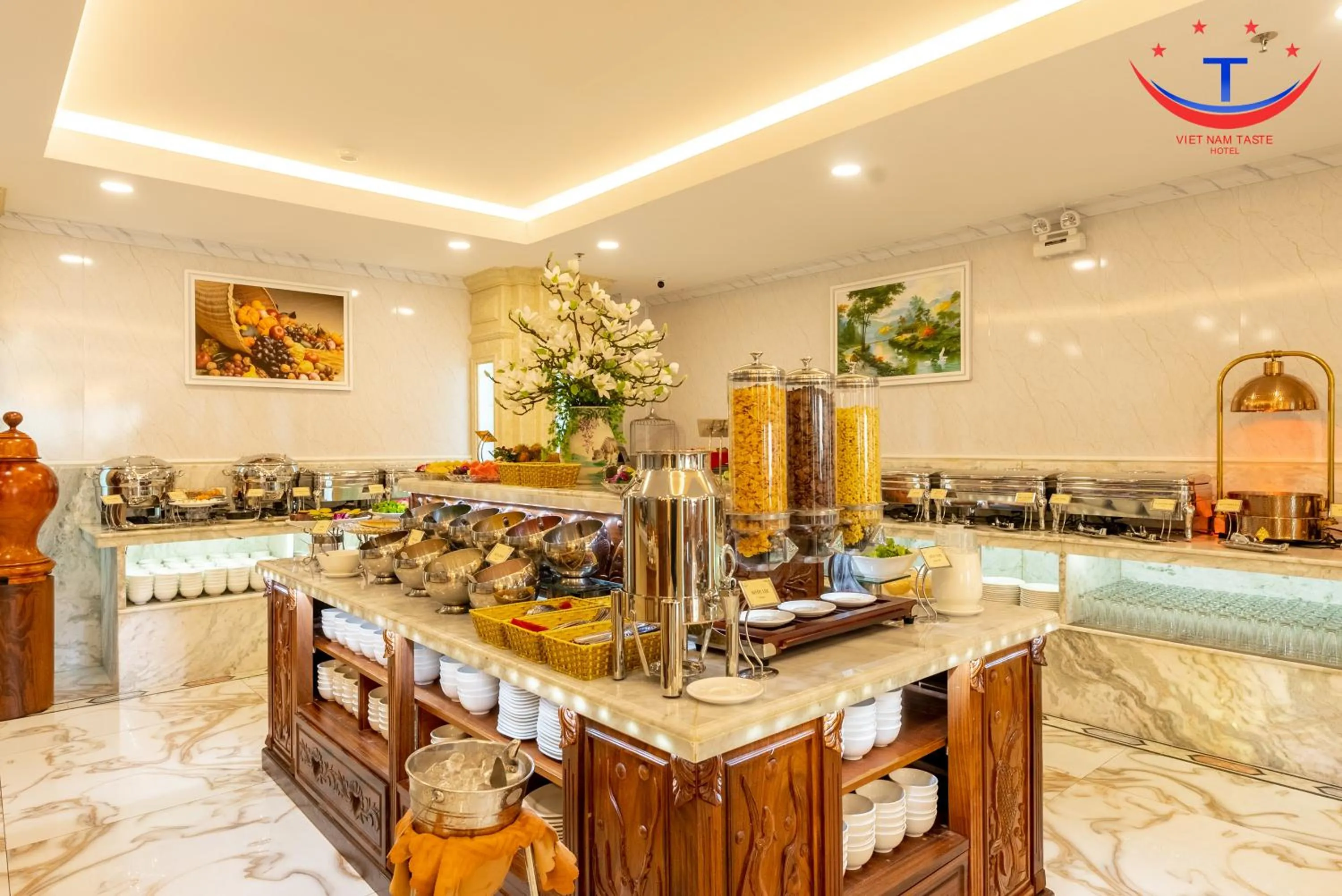 Buffet breakfast in Vietnam Taste Hotel Quy Nhon - Beachfront