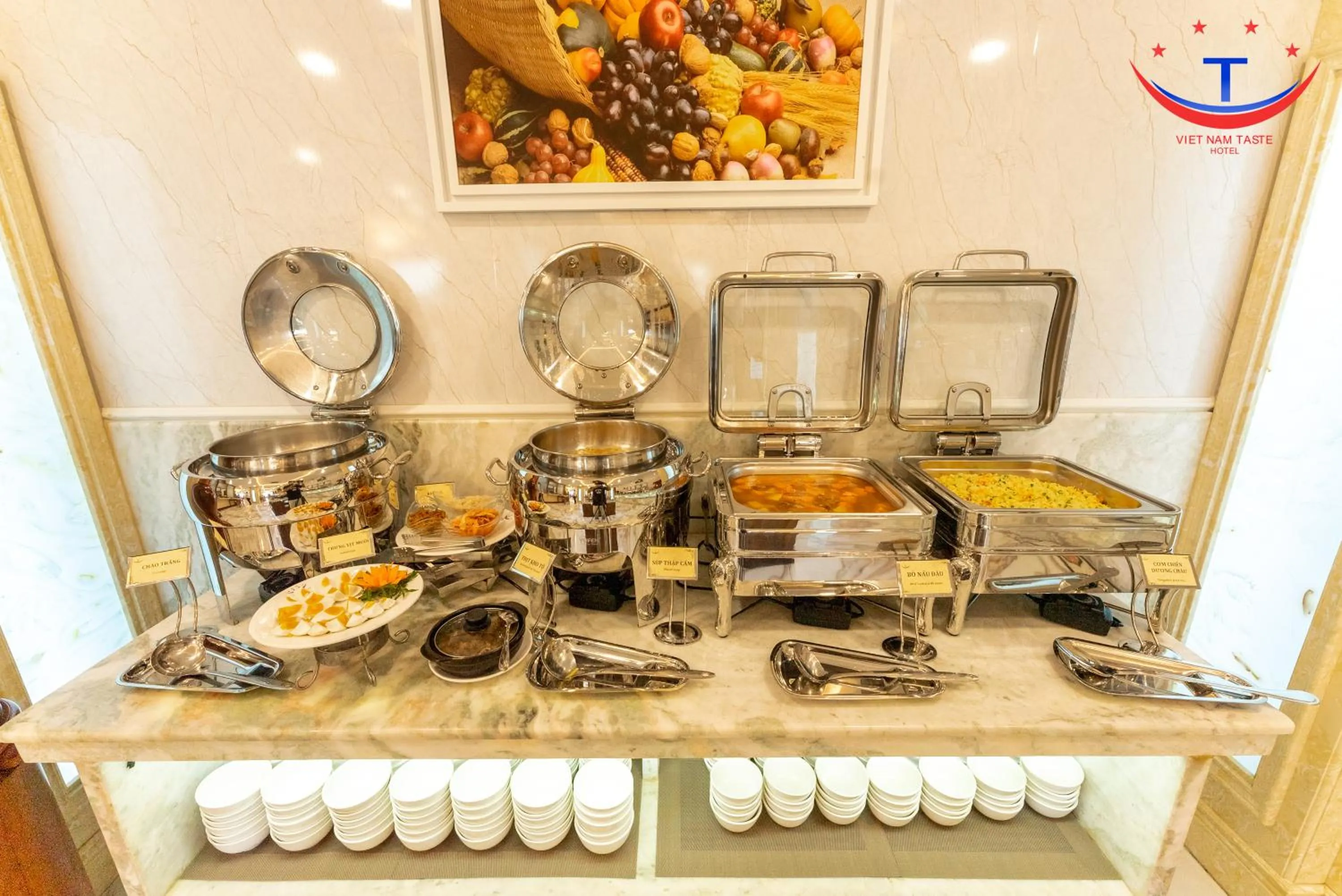 Buffet breakfast in Vietnam Taste Hotel Quy Nhon - Beachfront