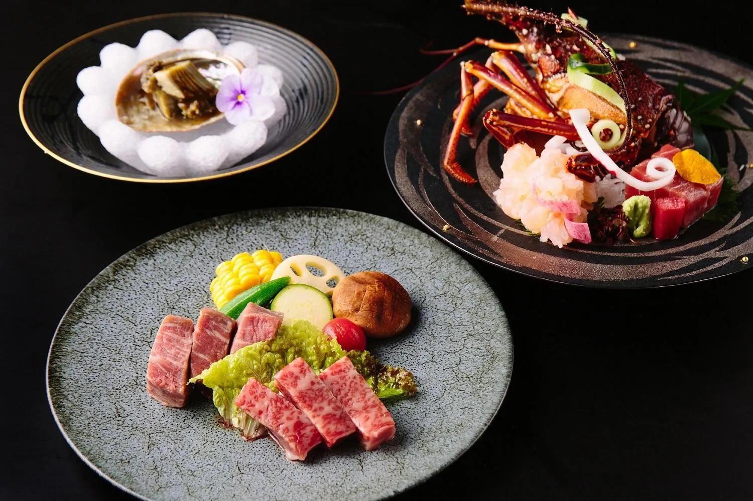 Food in Suisui Garden Ryokan (in the Art Hotel Kokura New Tagawa)