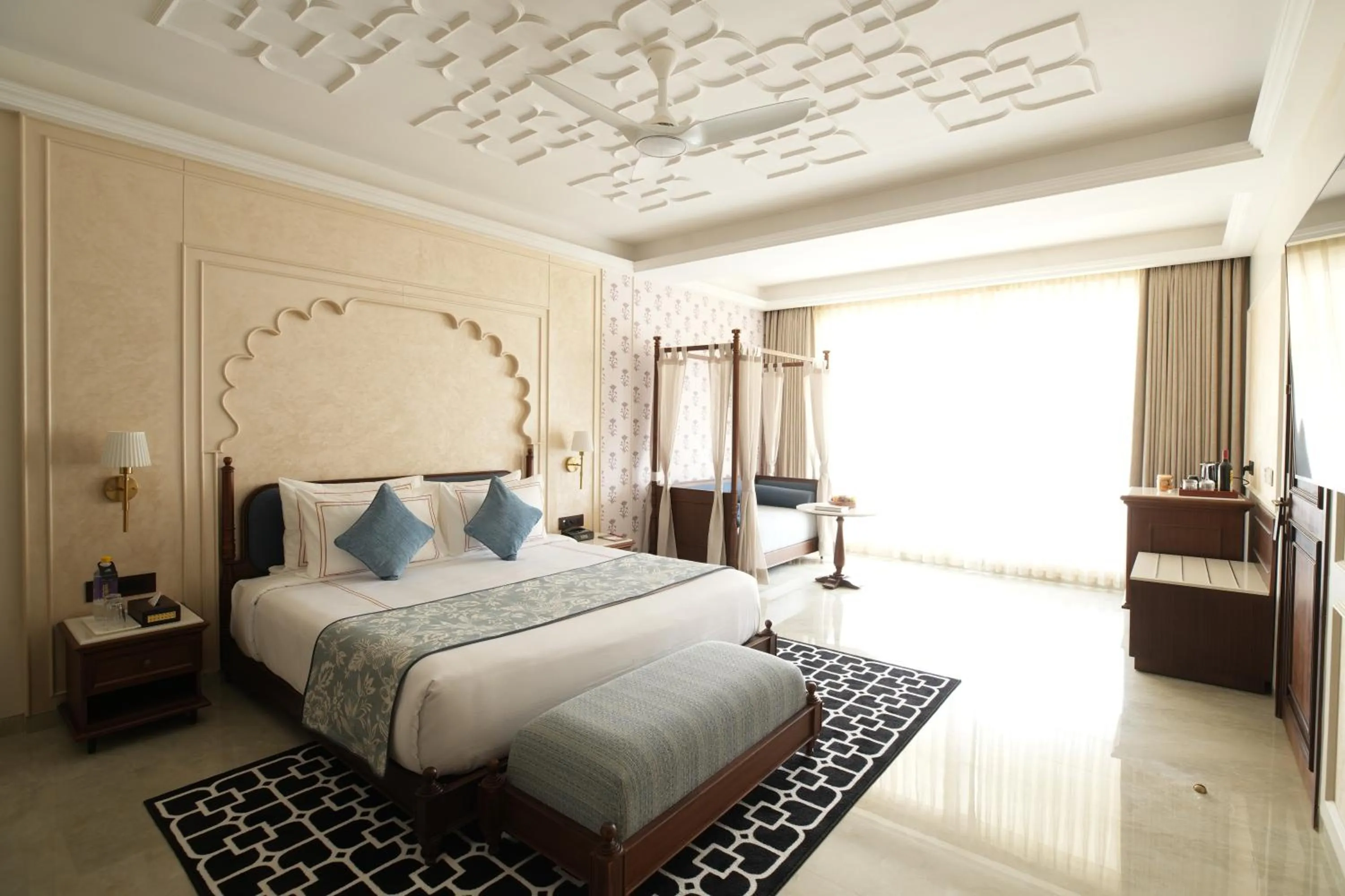 Bed in Sayaji Resorts & Spa Udaipur