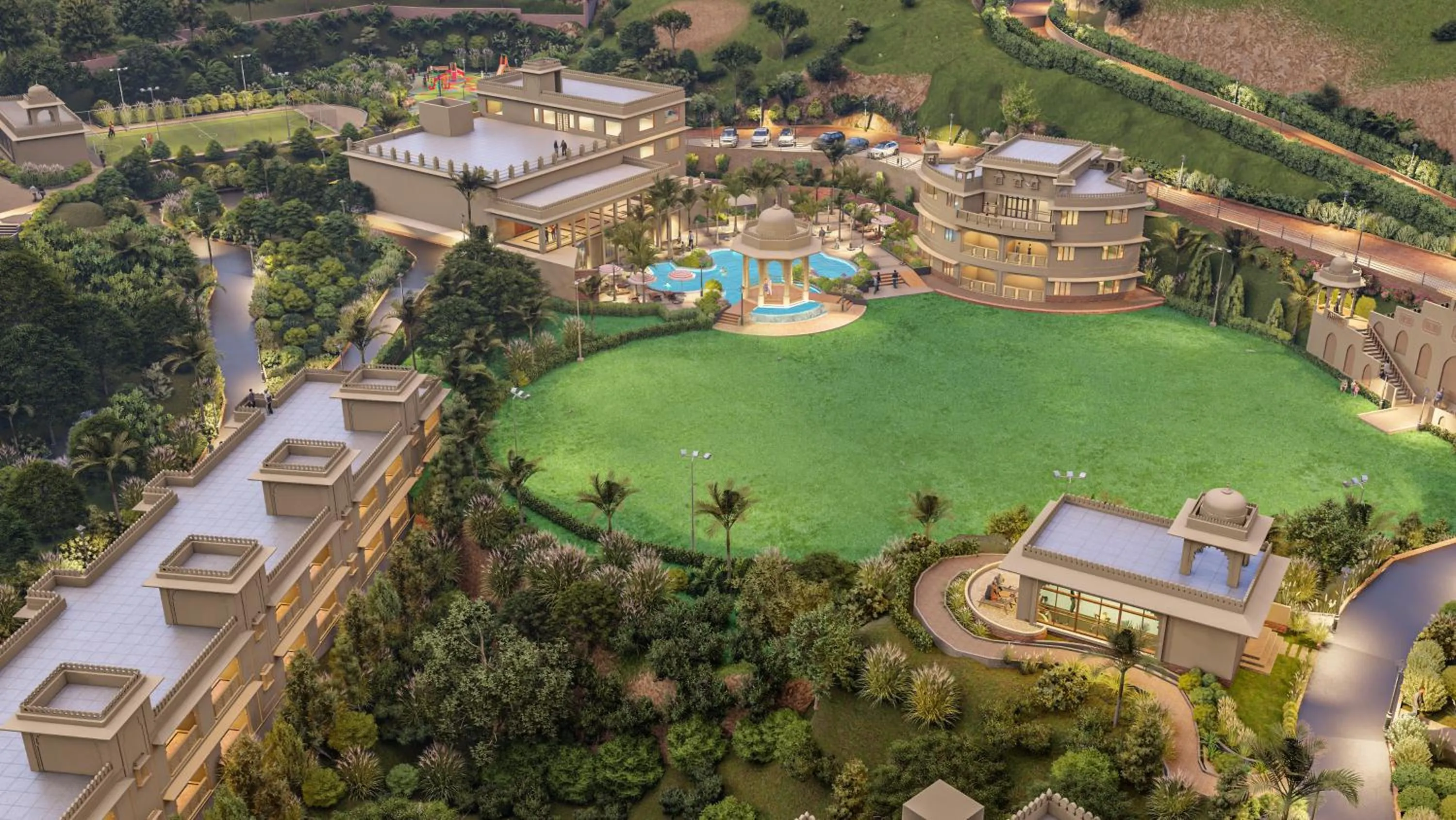 Facade/entrance in Enrise by Sayaji Udaipur