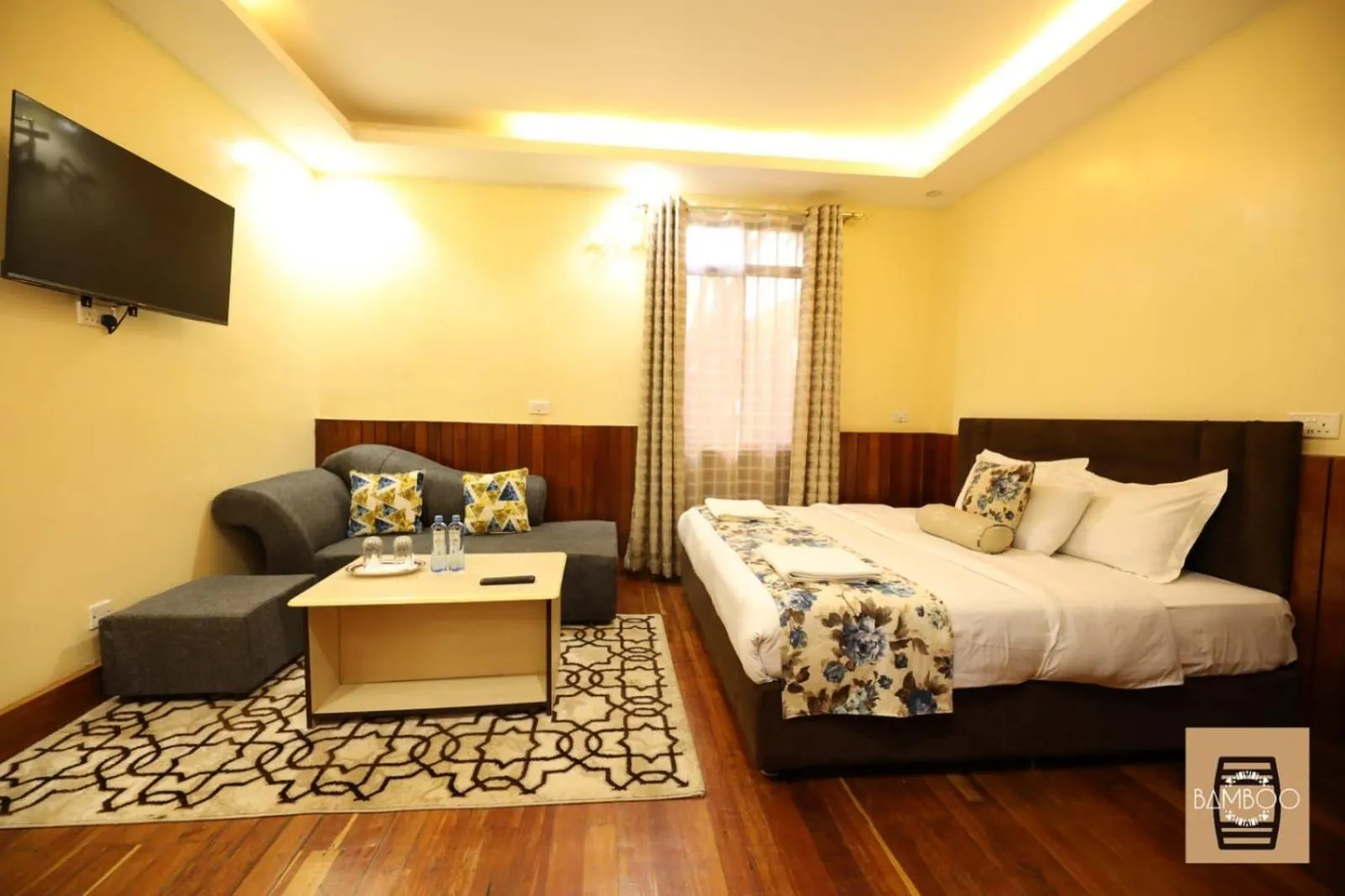 Bed in Sirona Getaway Hotel