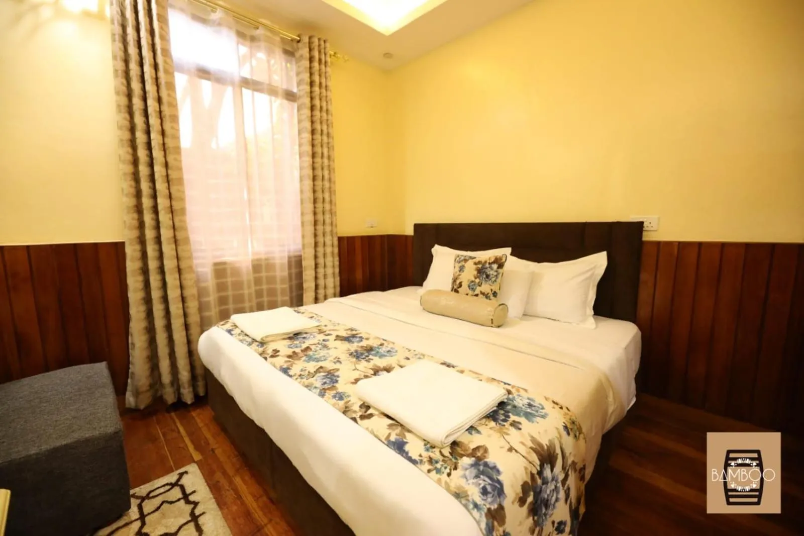 Bed in Sirona Getaway Hotel