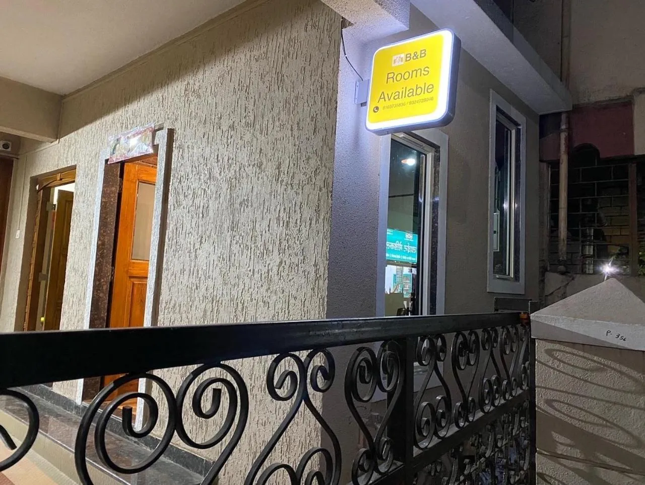 Facade/entrance in Galaxy Residency, Panchgani - MTDC Approved