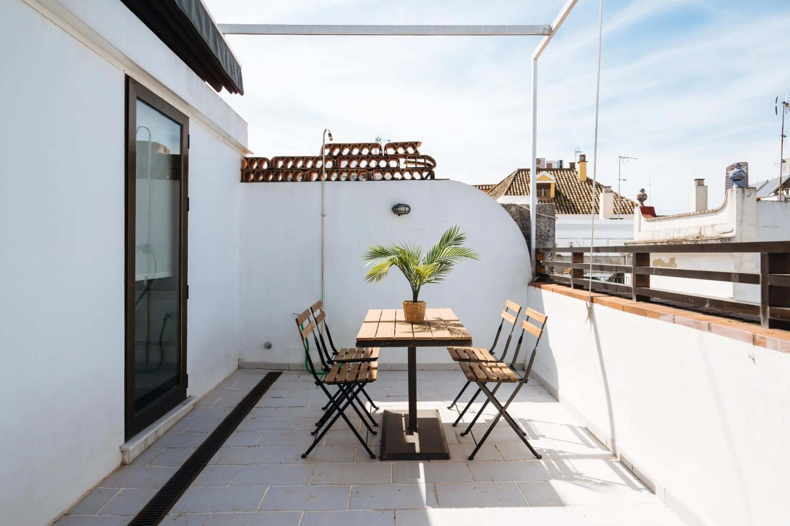Balcony/Terrace in Áticos Magdalena