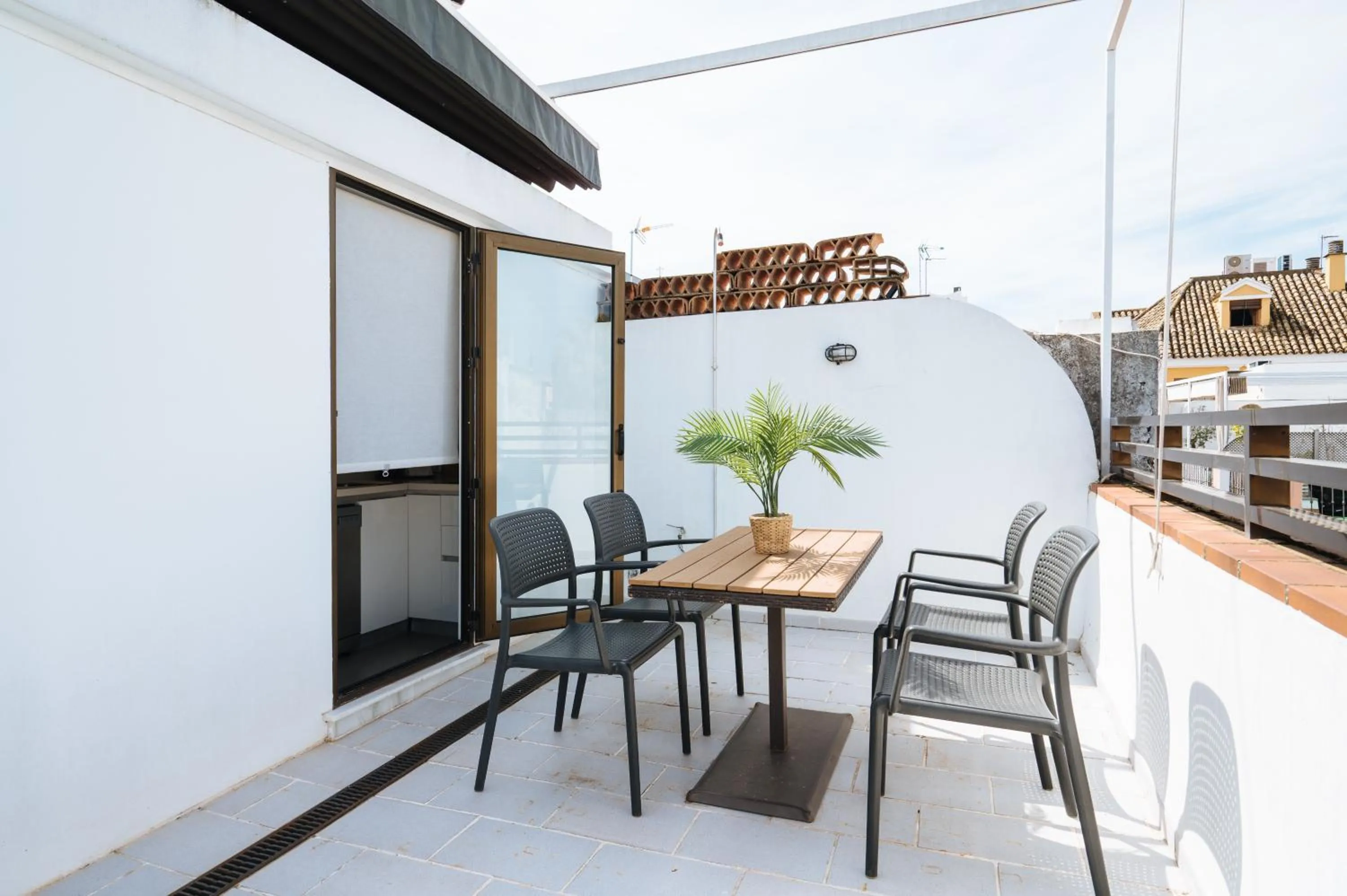 Balcony/Terrace in Áticos Magdalena