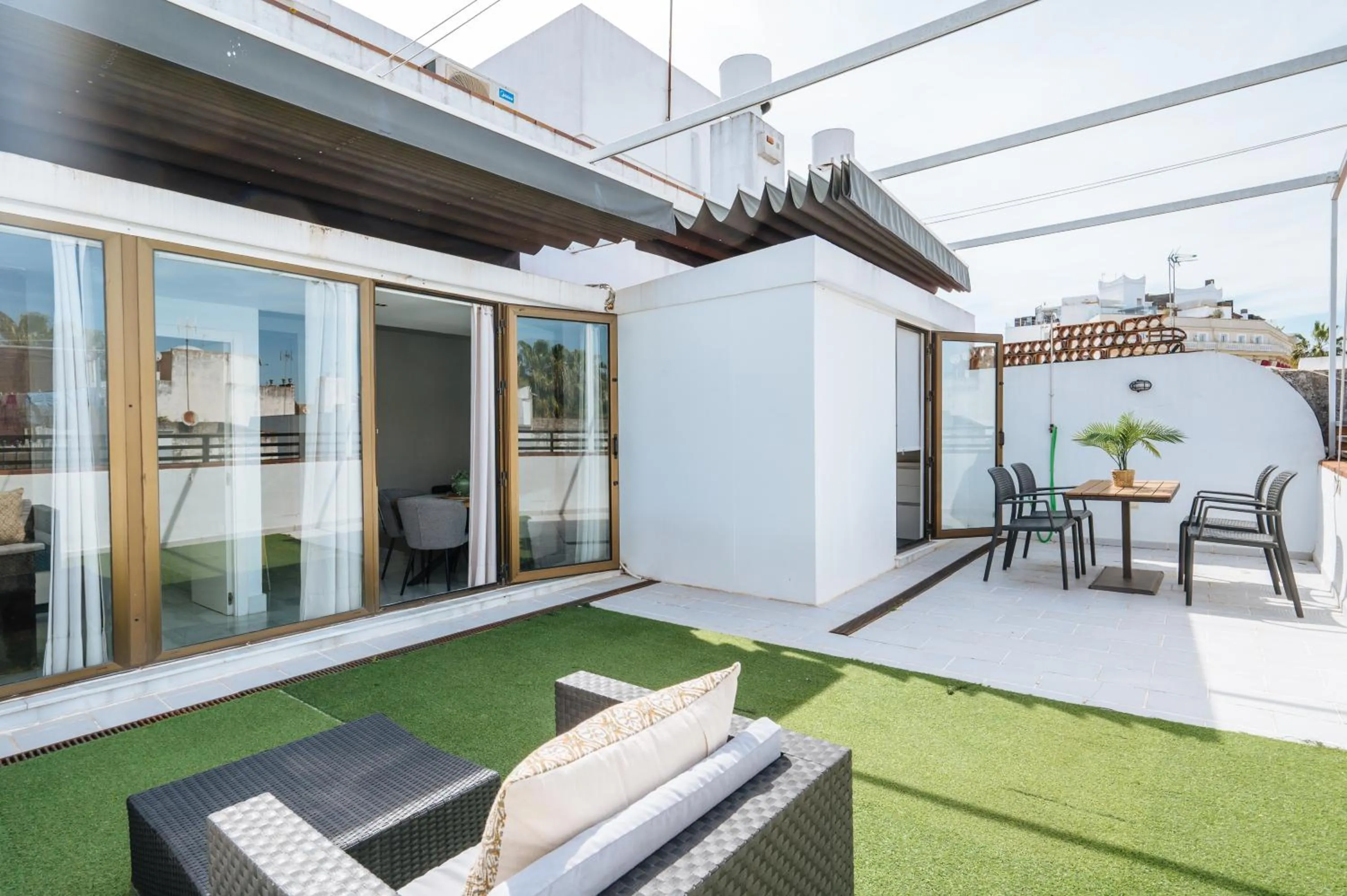 Balcony/Terrace in Áticos Magdalena