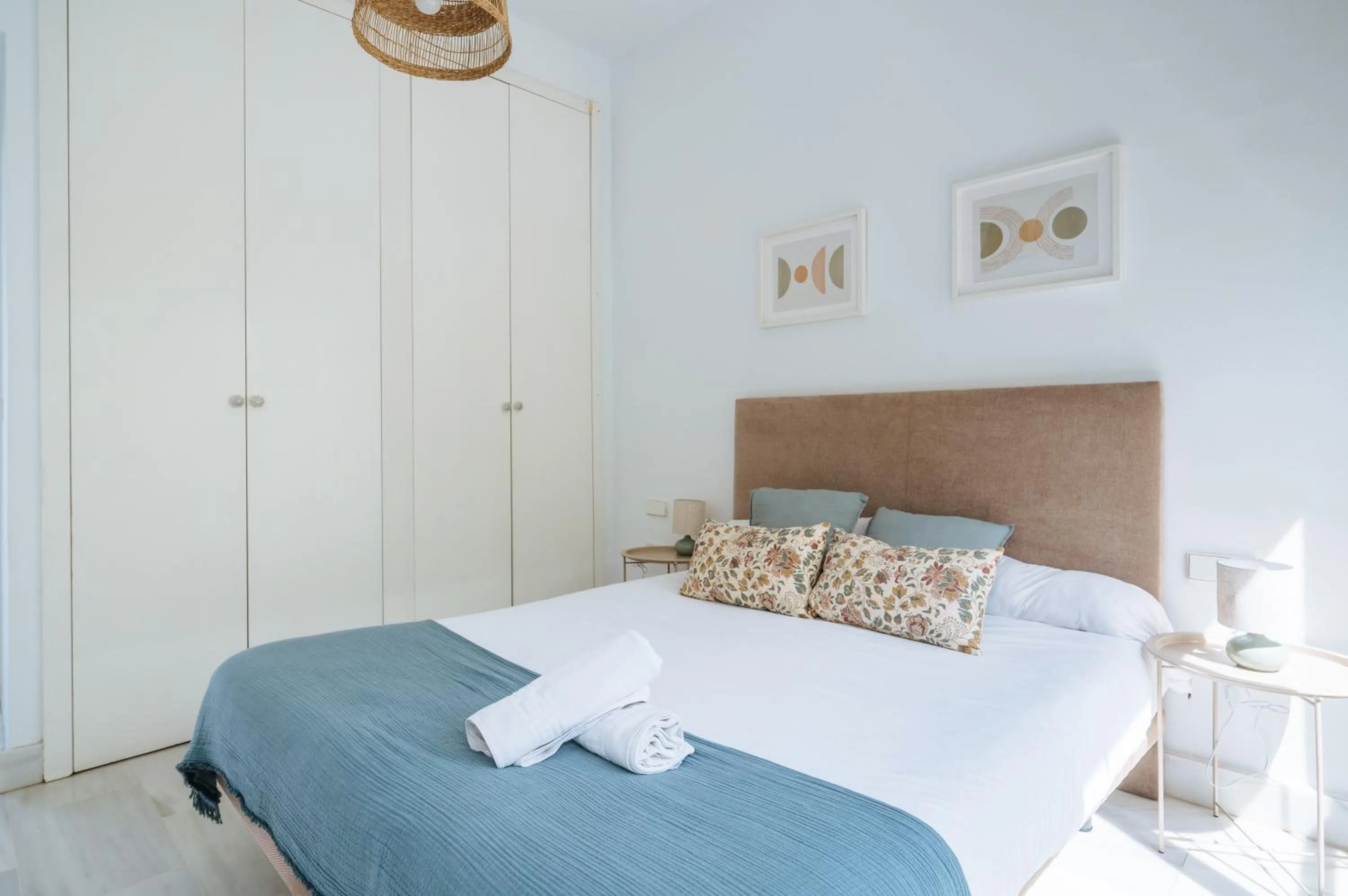 Bed in Áticos Magdalena