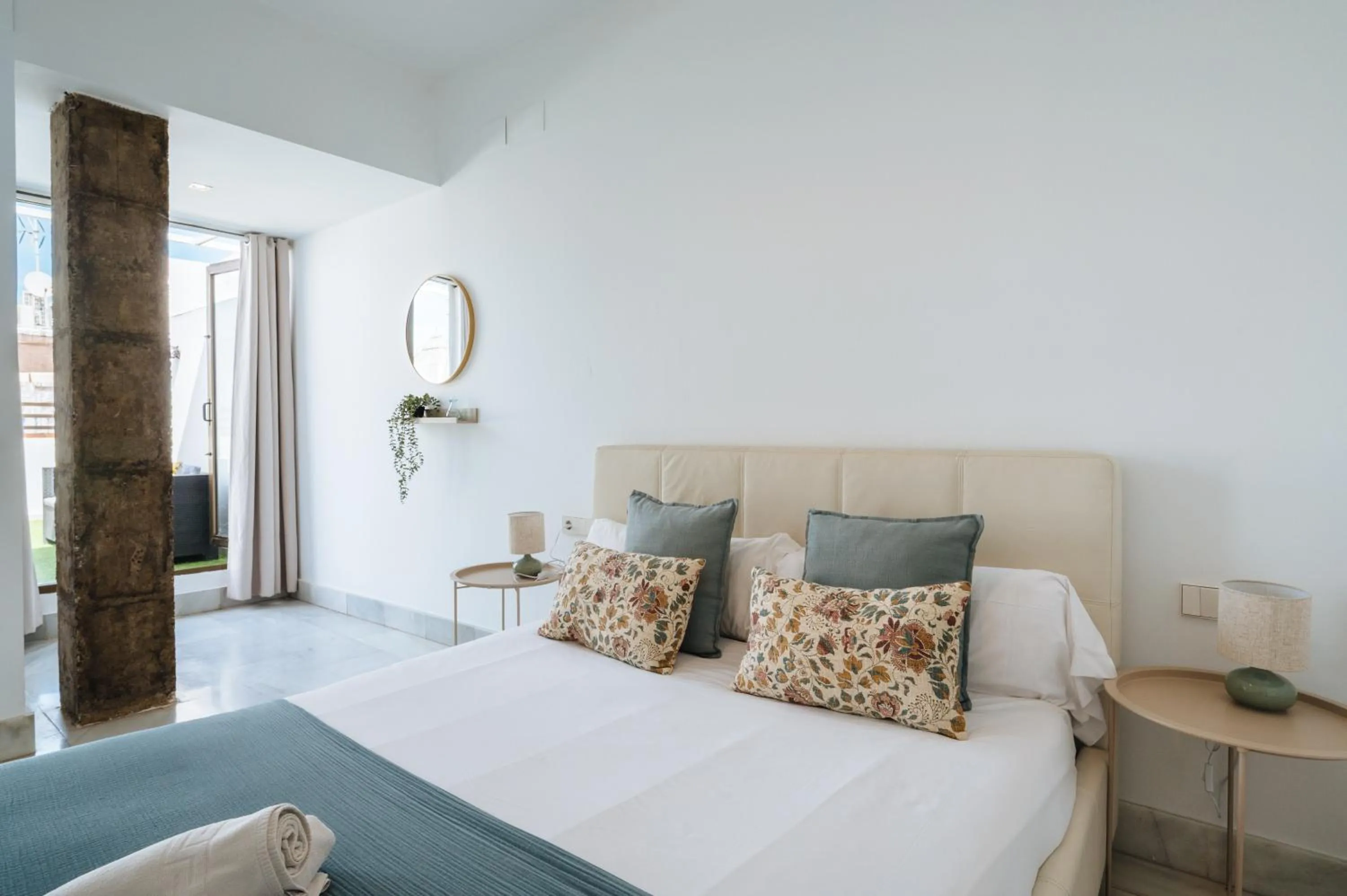 Bedroom, Bed in Áticos Magdalena