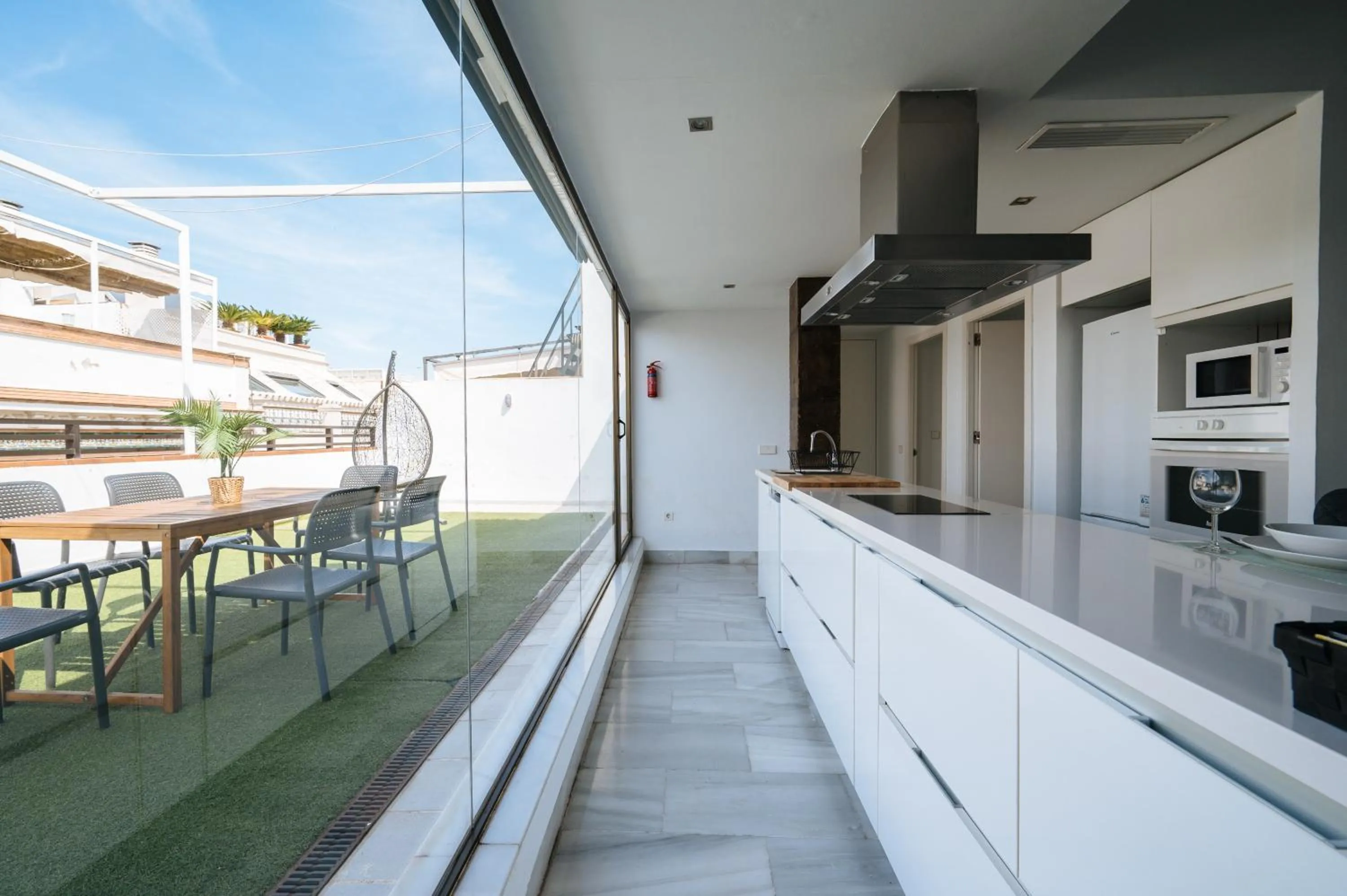 Balcony/Terrace in Áticos Magdalena