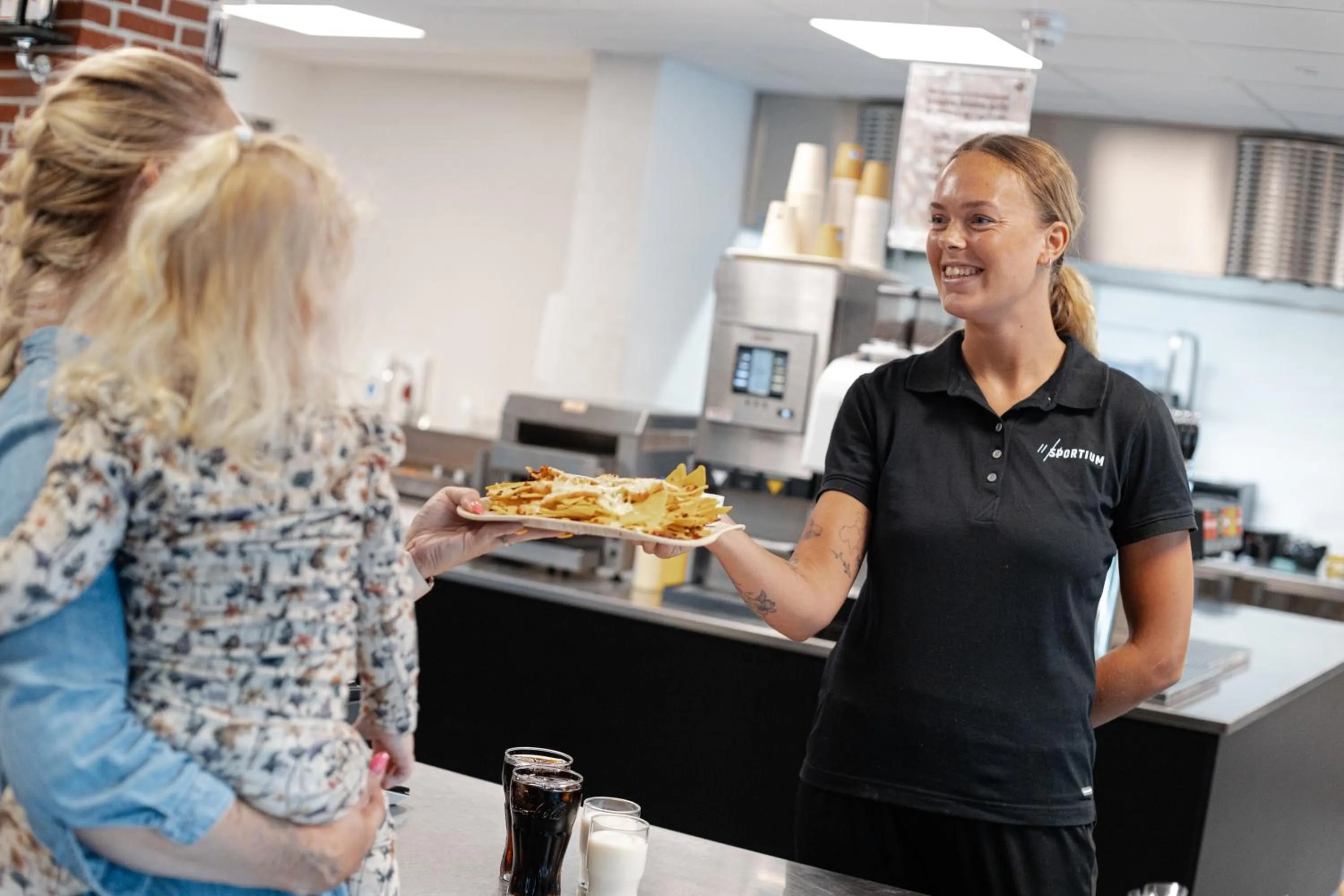 Food and drinks in Sportium Sportel