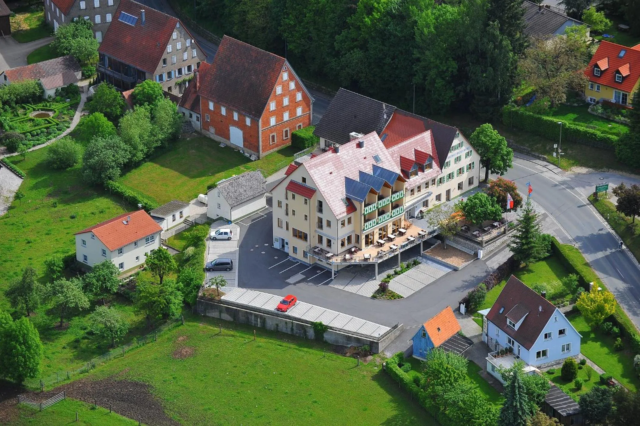 Natural landscape in Landhotel-Gasthof Grüner Baum