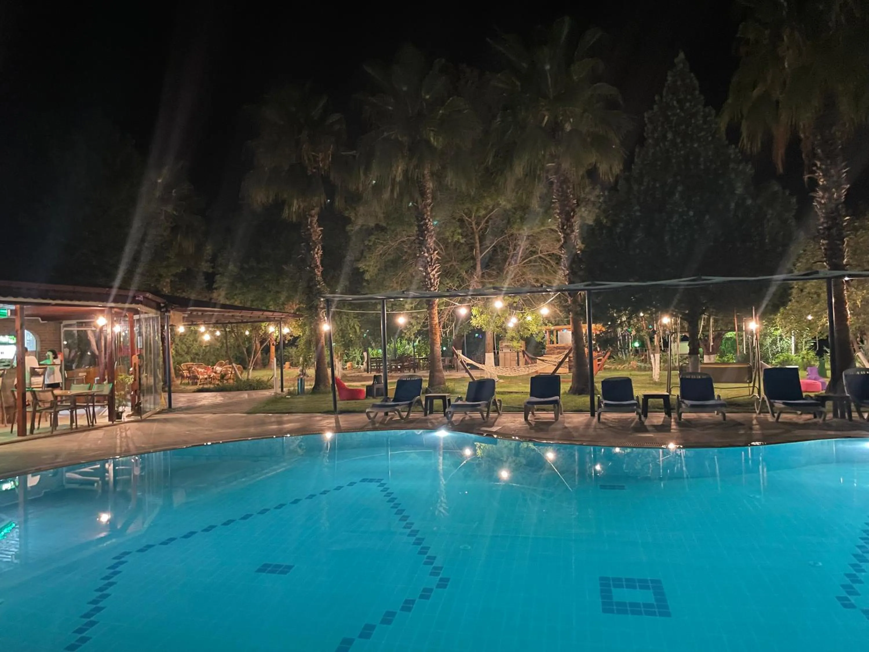 Garden view in Dalyan YUNUS HOTEL