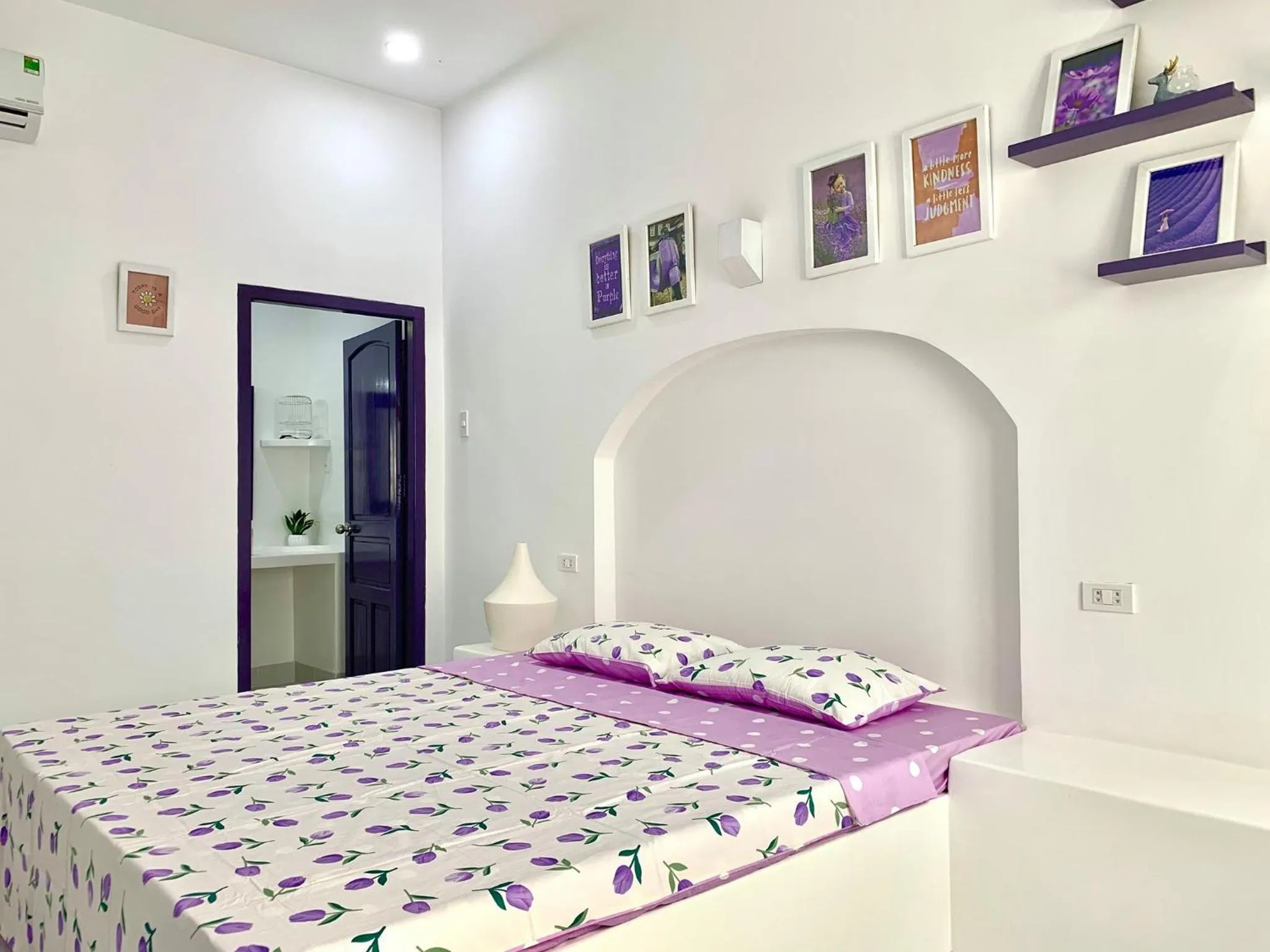 Bed in Moonbeam Homestay & Mini-resort Mui Ne