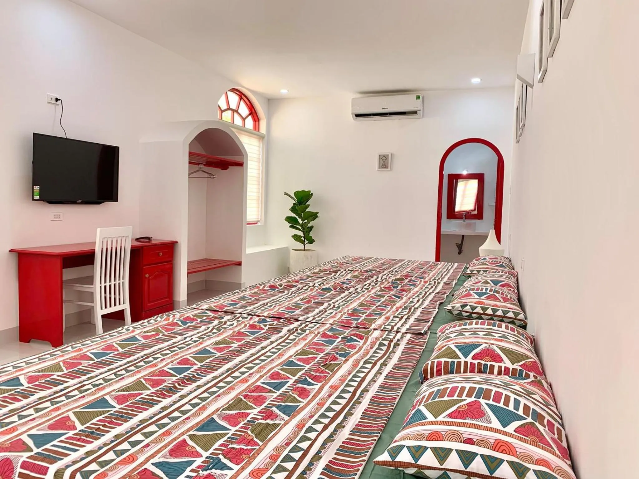 Bed in Moonbeam Homestay & Mini-resort Mui Ne