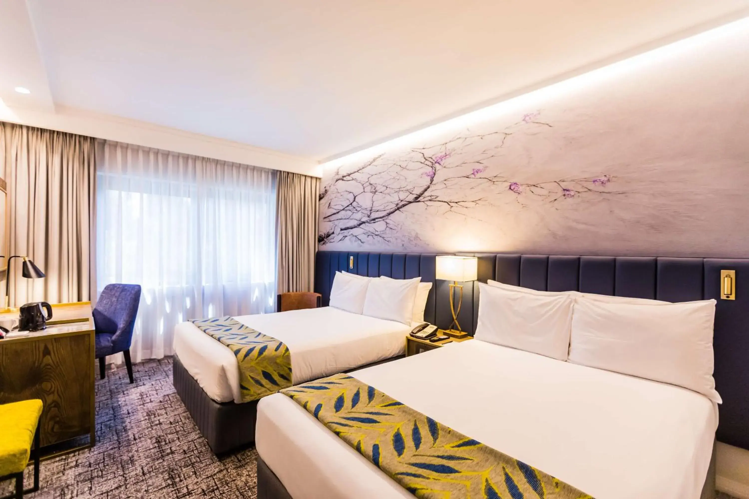 Standard Room 2 Double Beds Non-Smoking in Garden Court Hatfield Standard Room 2 Double Beds Non-Smoking in Garden Court Hatfield